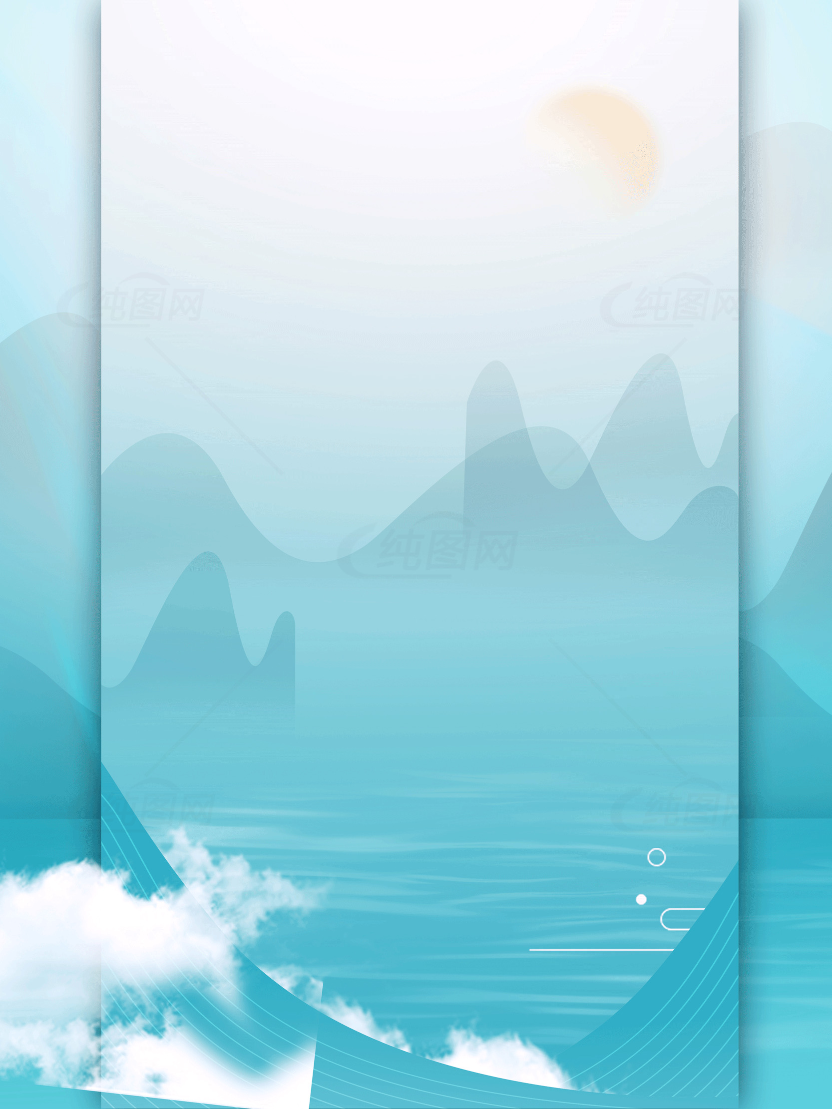 唯美山水风景壁纸素材