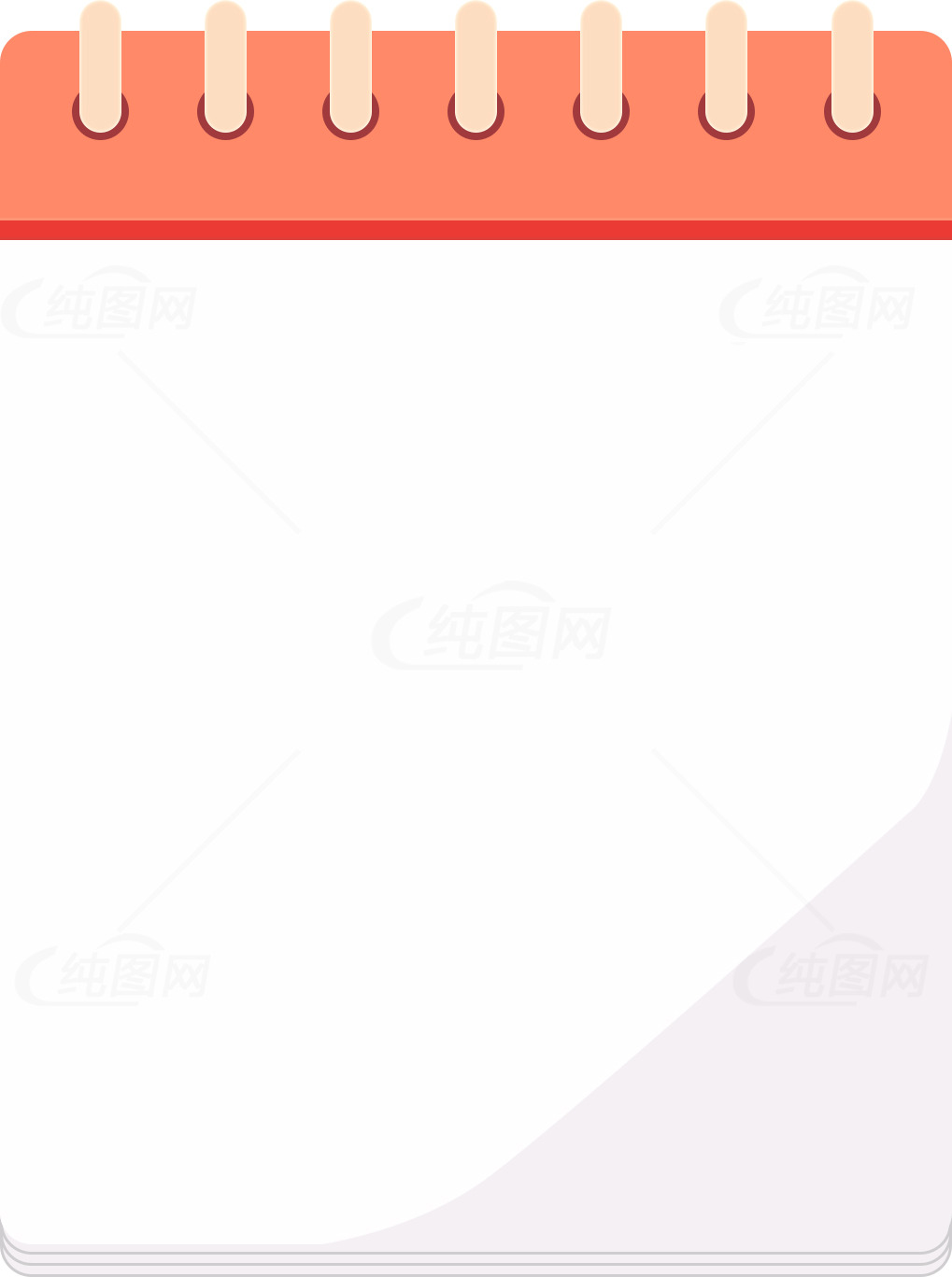 简约风格的记事本图标设计素材