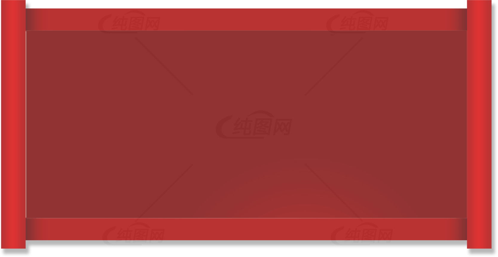 红色卷轴背景图片素材