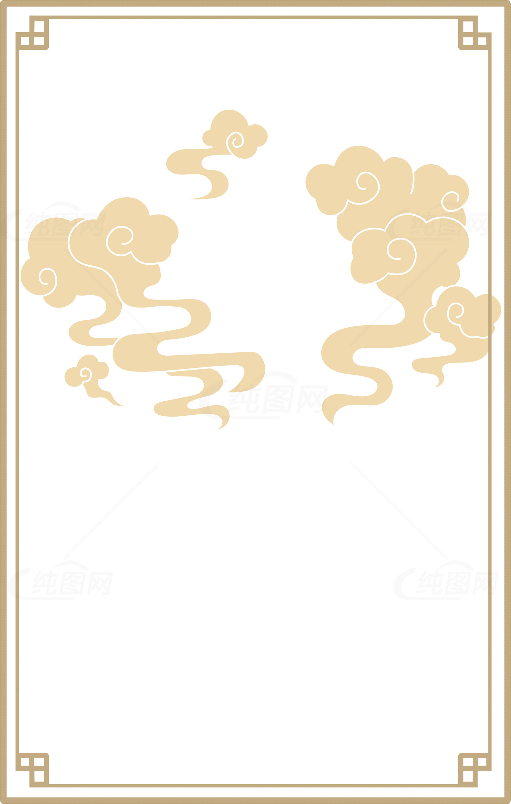 中国风祥云背景图片素材