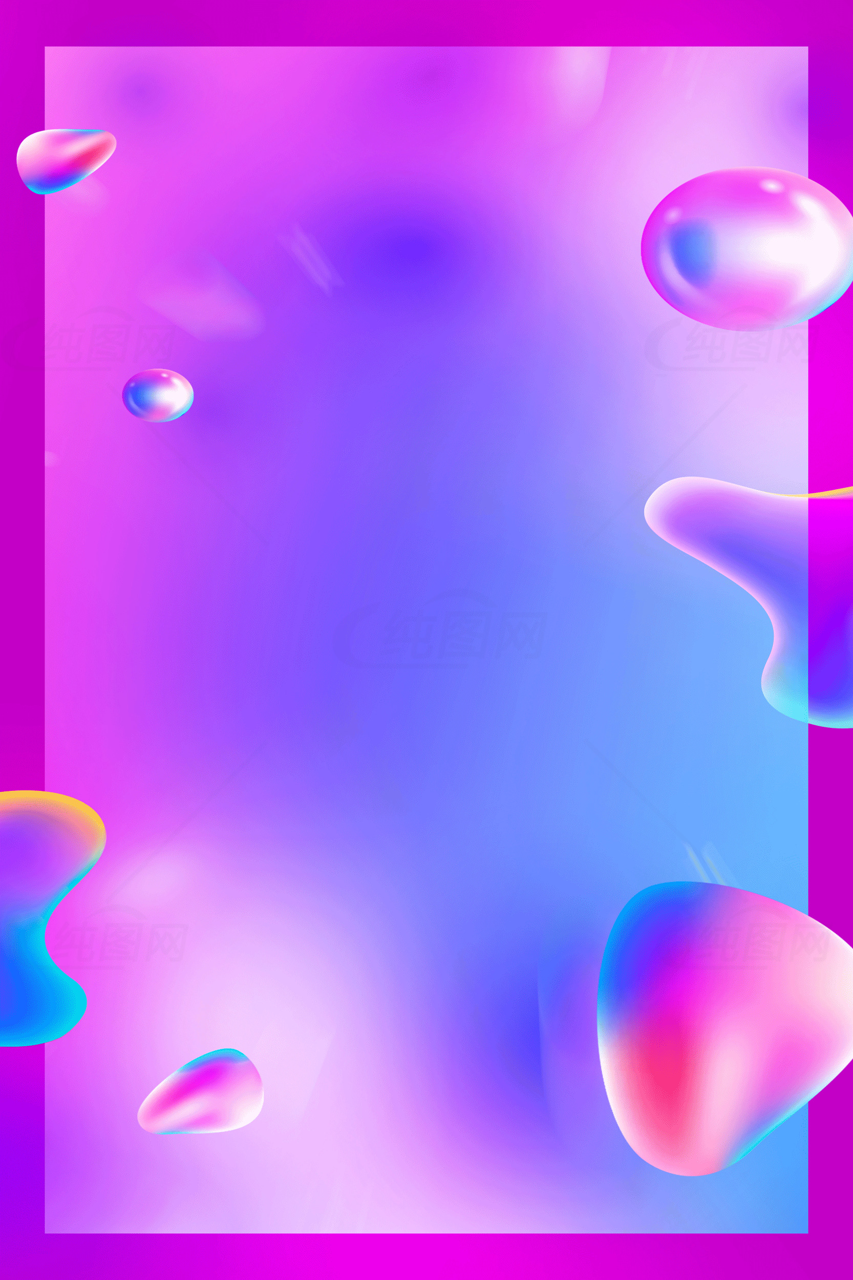 梦幻紫色渐变背景设计素材