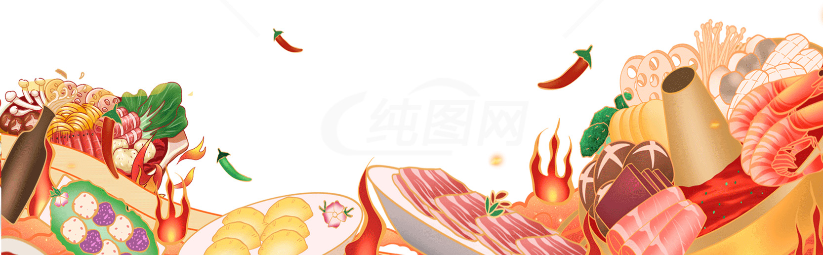 美食盛宴：多样美味的视觉享受素材