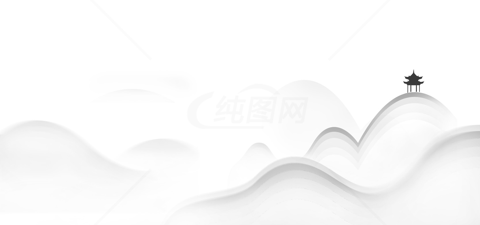 中国水墨山水画意境素材