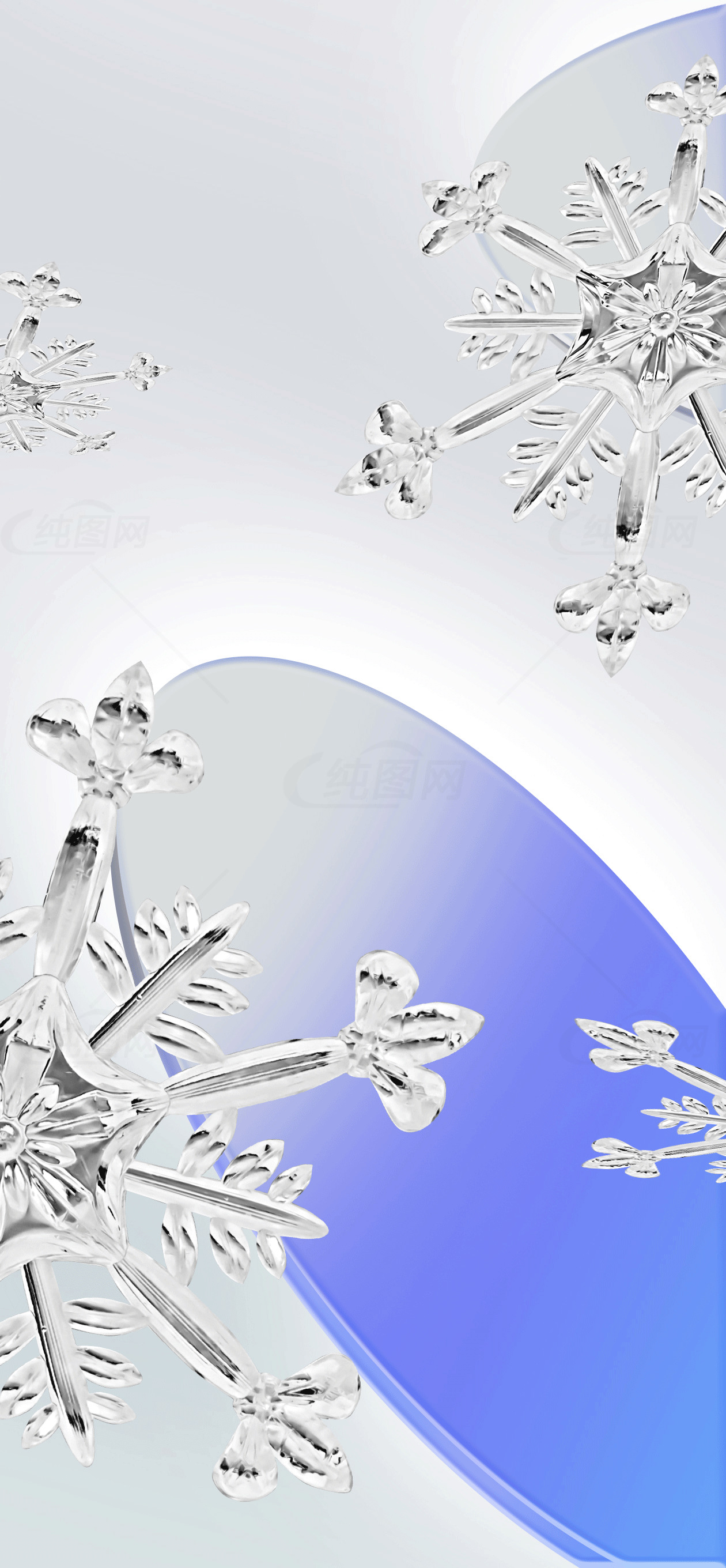 冬季冰雪主题背景图片素材