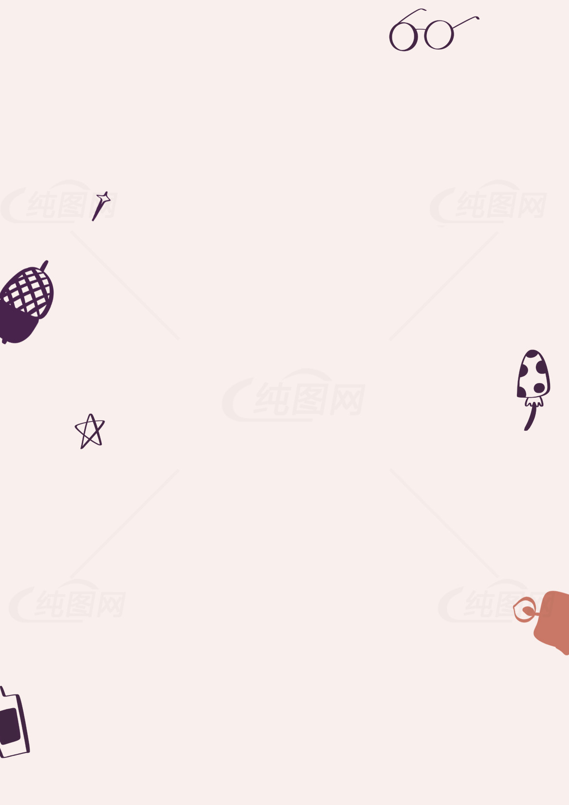 简约手绘风格背景图片素材