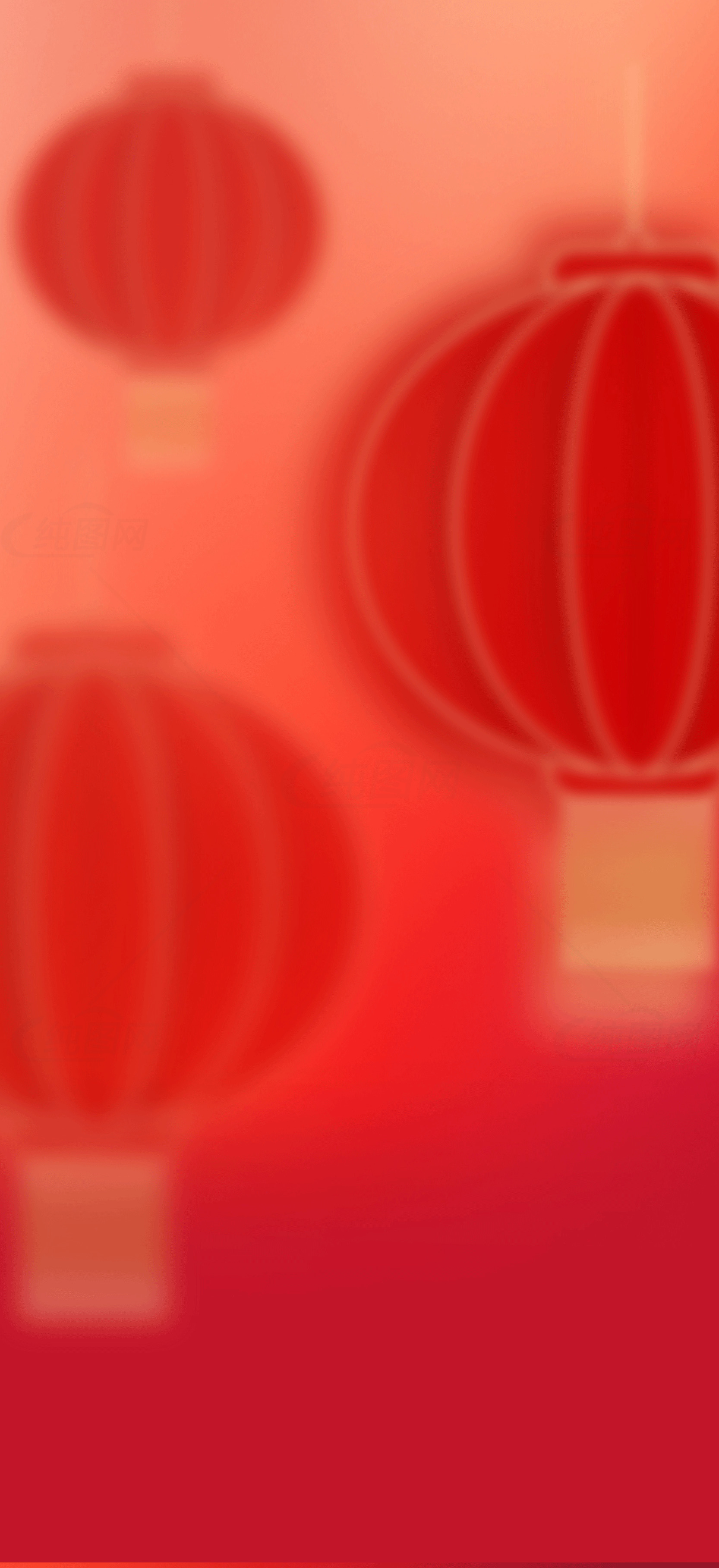 中国红灯笼背景图片 - 节日庆典装饰素材