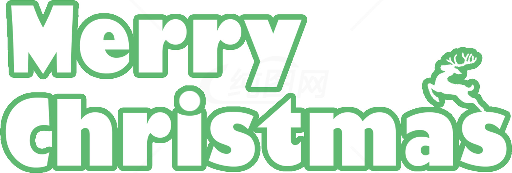 绿色圣诞节祝福高清图片合集素材