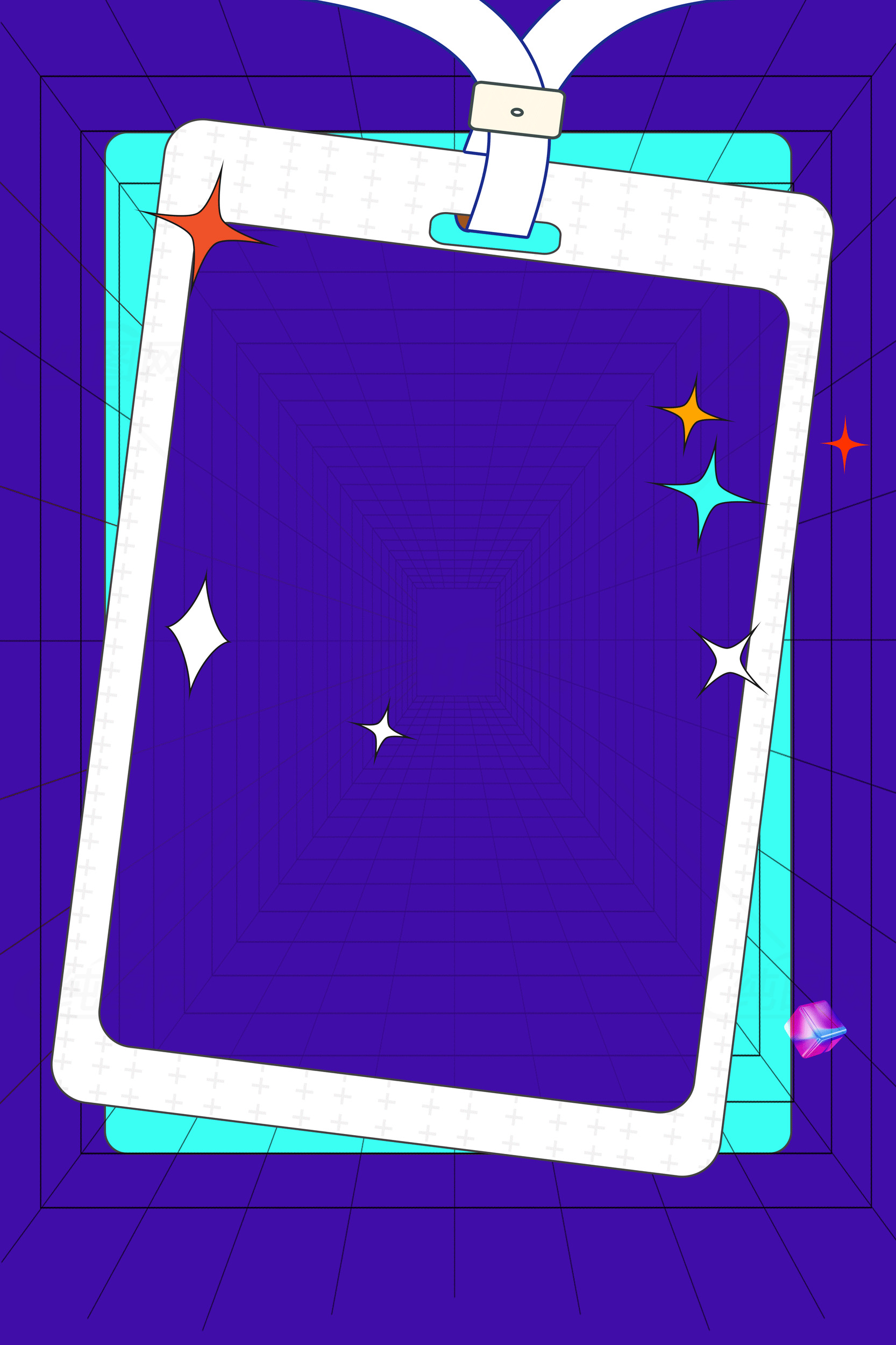 未来科技风格的蓝色背景图片素材