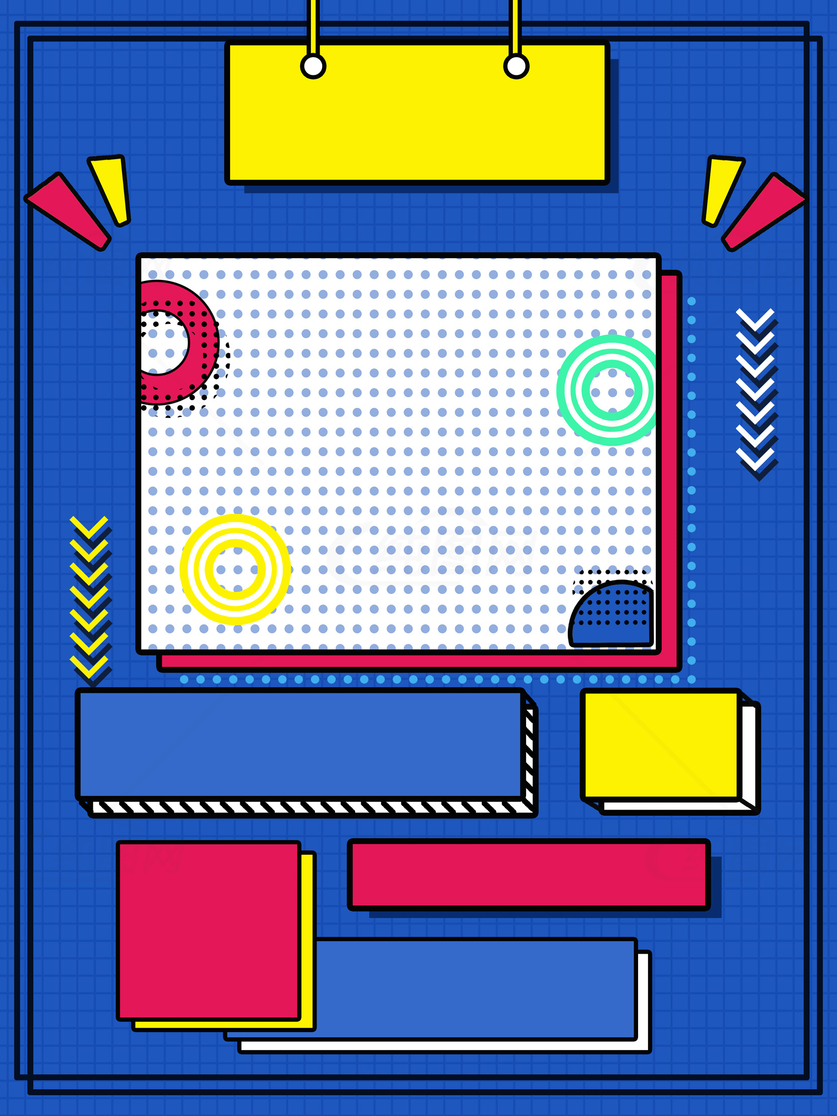 创意几何图形背景设计素材