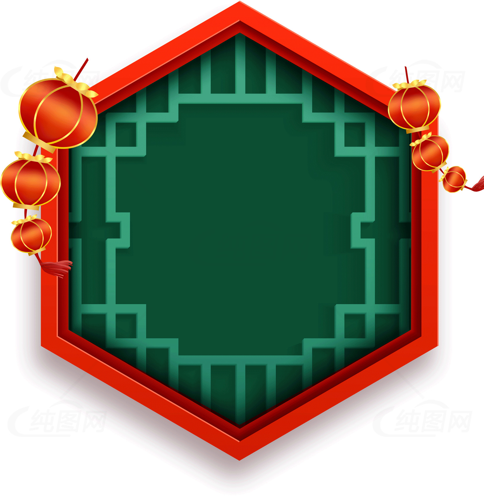 中国风新年贺卡设计素材