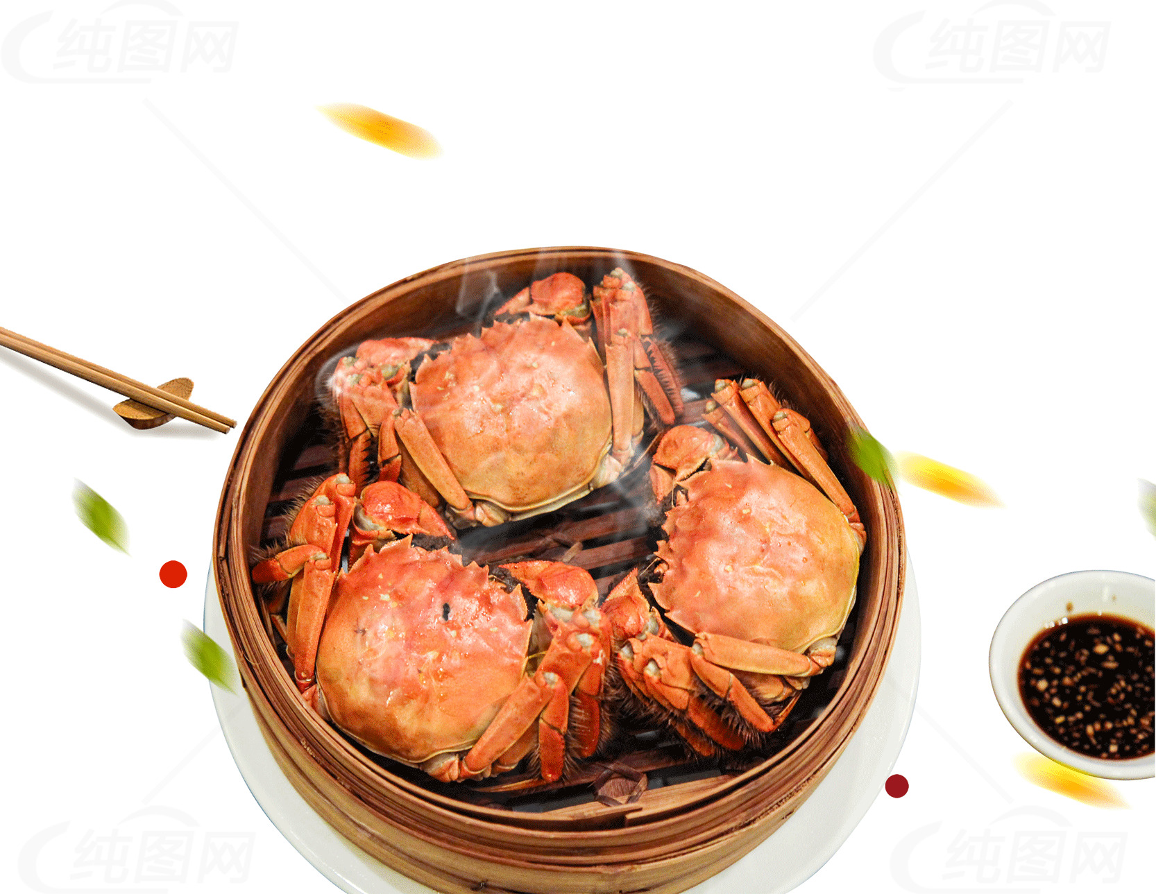 蒸螃蟹美食图片 - 美味海鲜佳肴素材