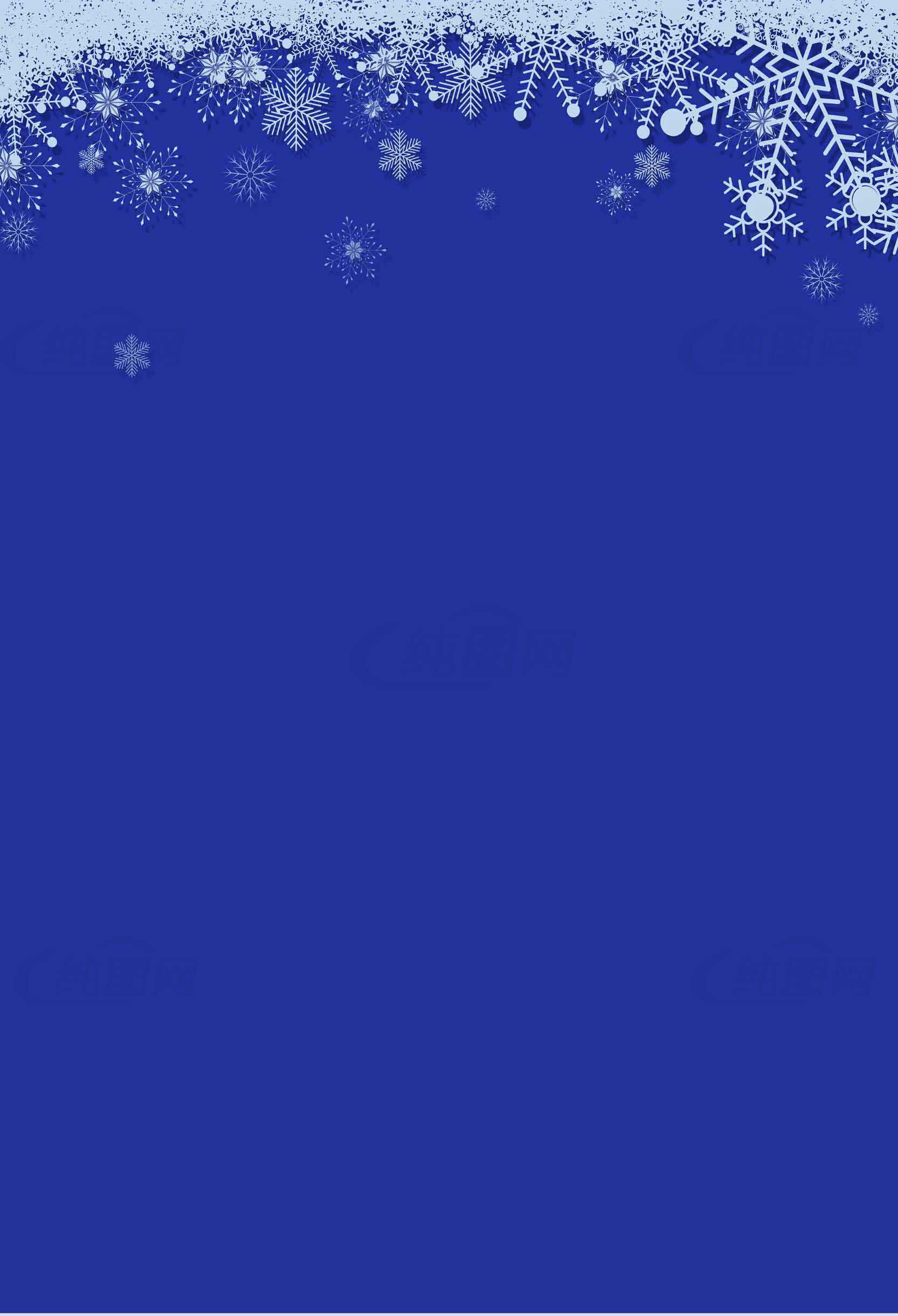 冬季雪景雪花背景高清图片素材