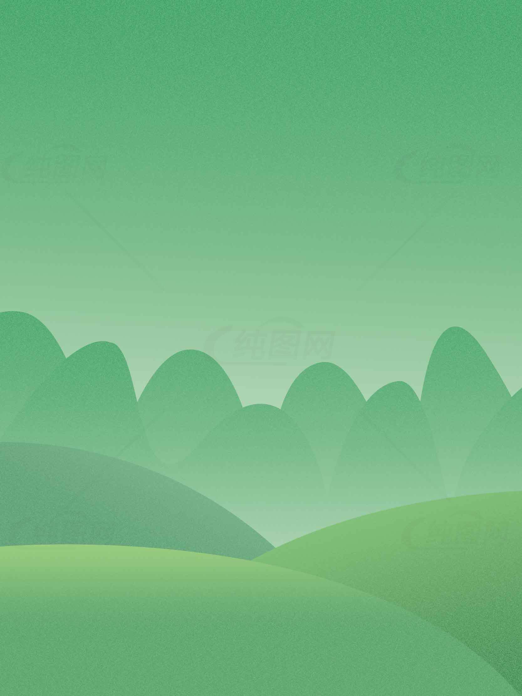 清新绿色自然风景背景图片素材