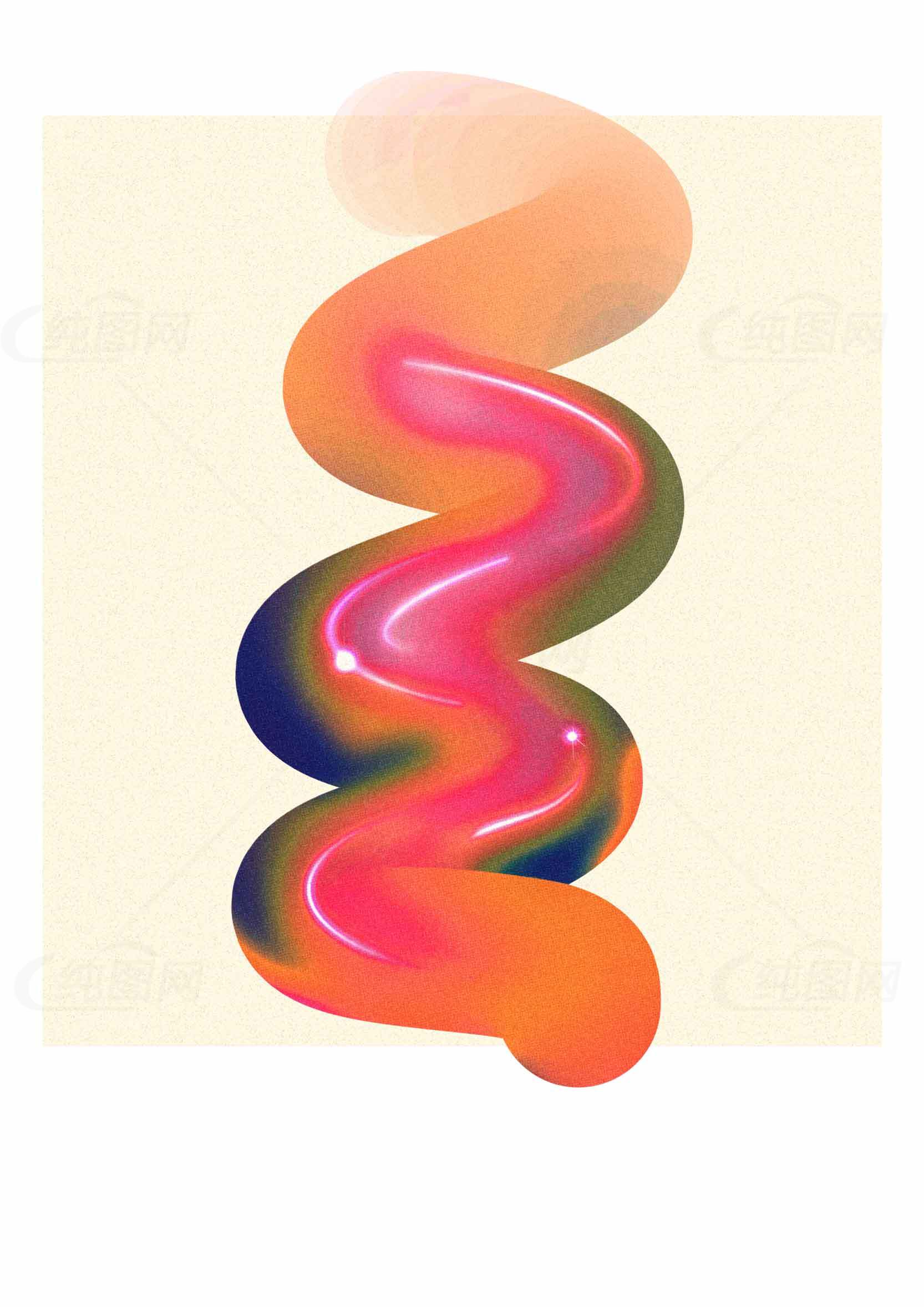 抽象渐变色彩艺术设计图片素材