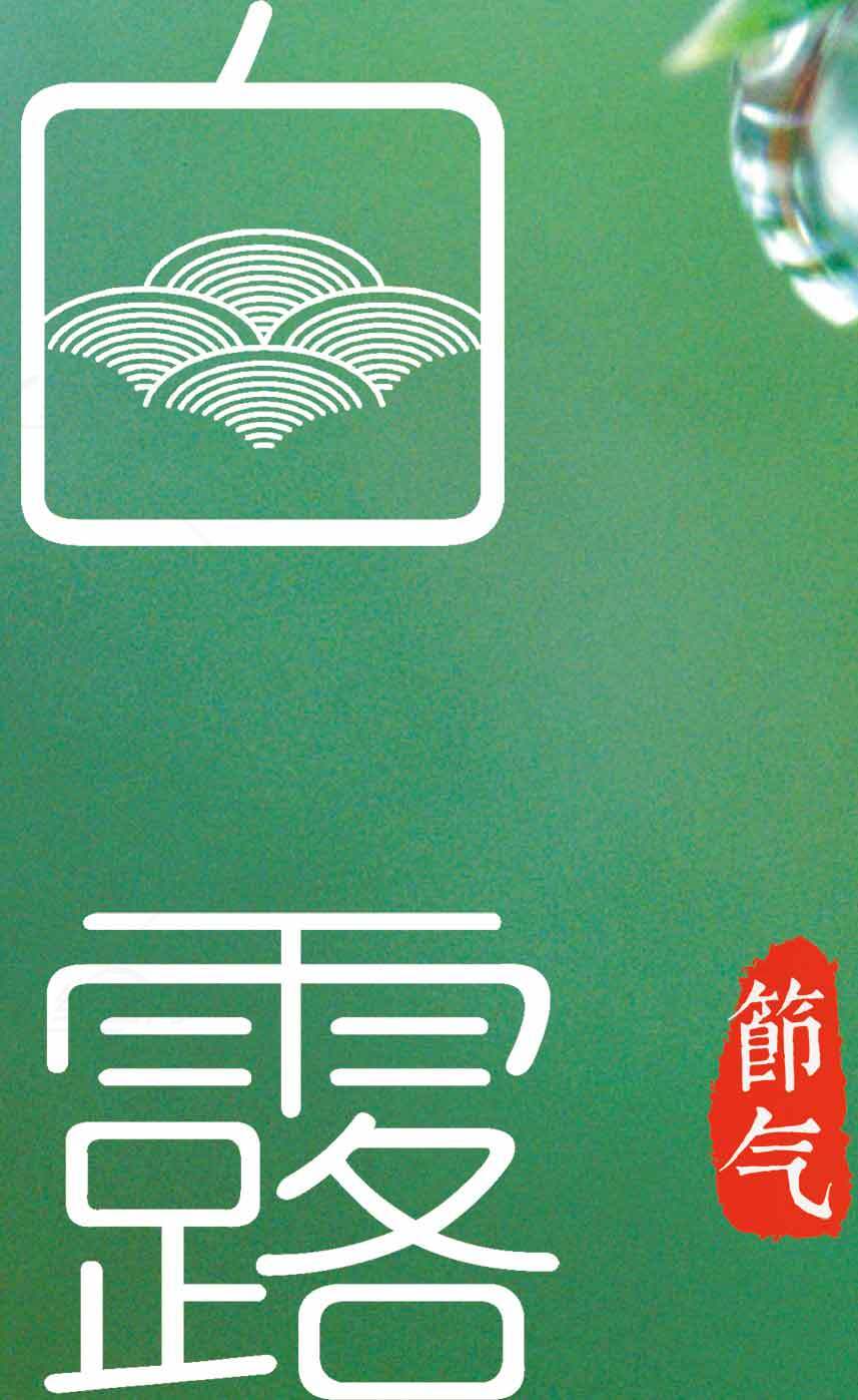 二十四节气之白露节气文化海报素材