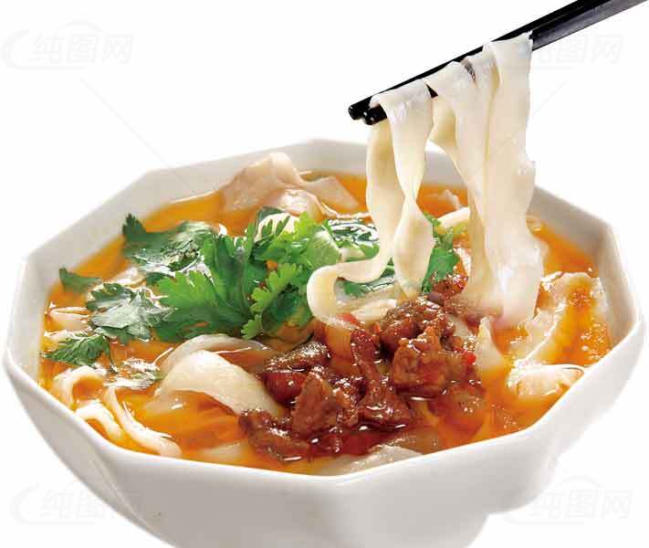 陕西特色美食油泼面图片及做法详解素材