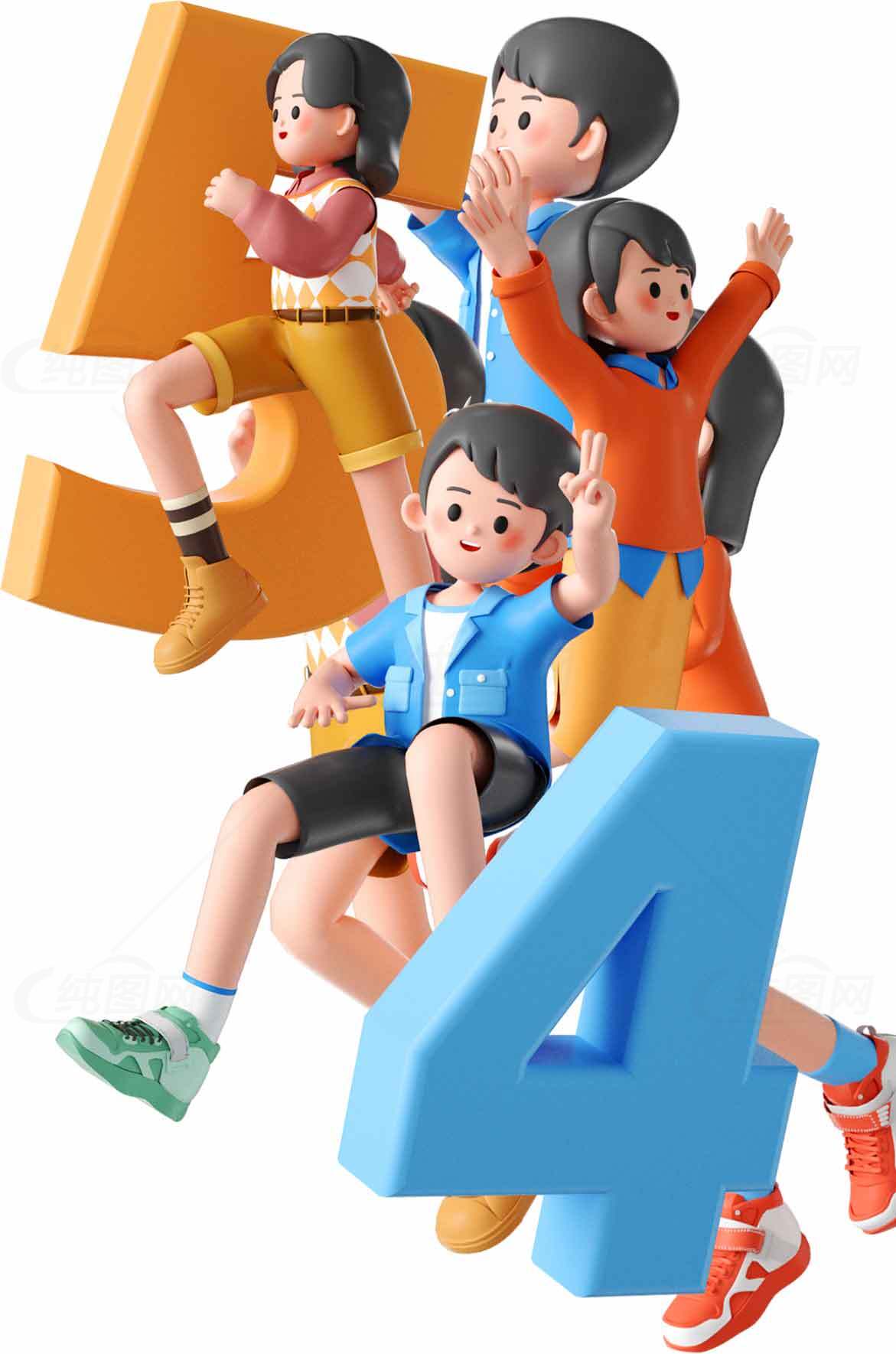 54青年节数字艺术设计素材