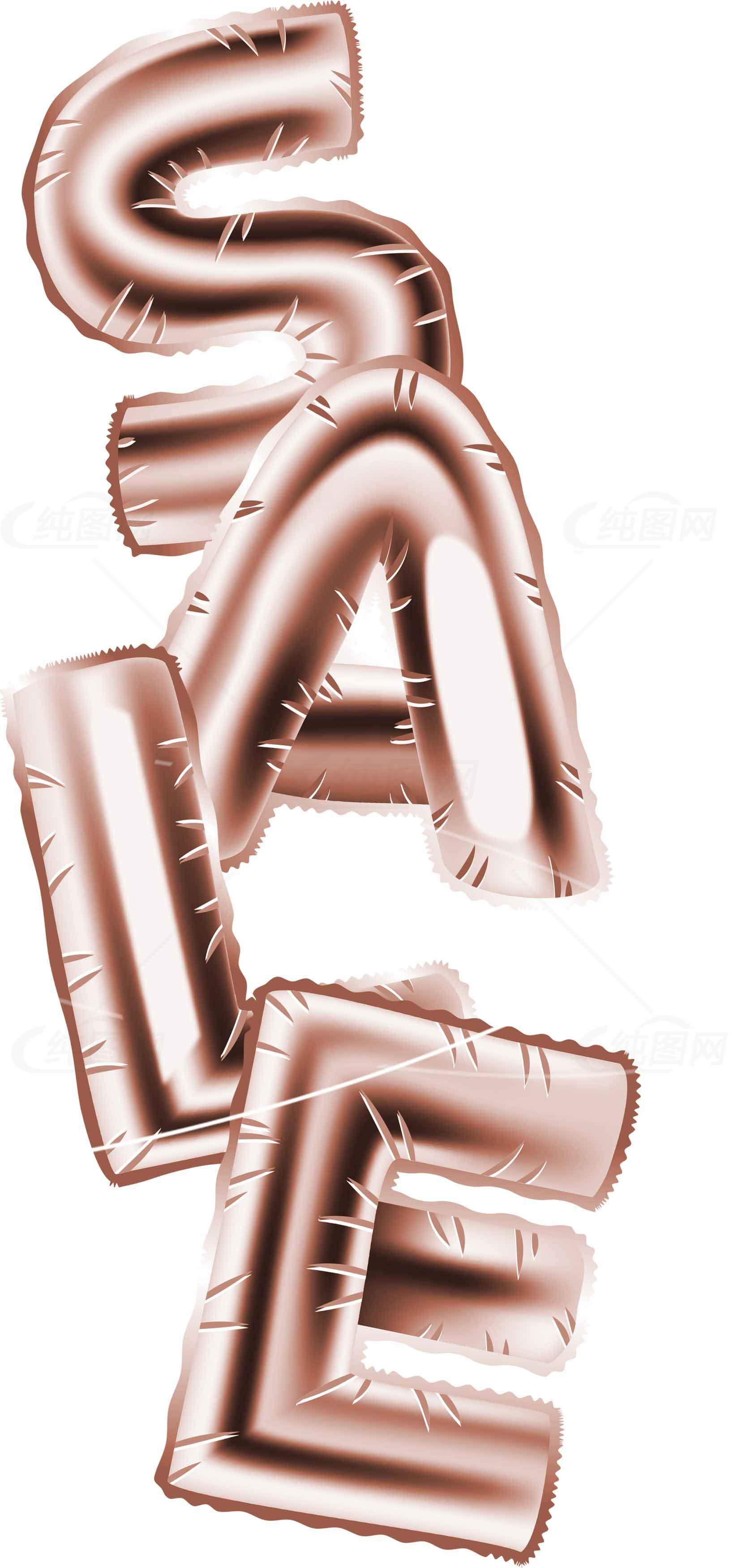 气球字母SALE促销设计图片素材