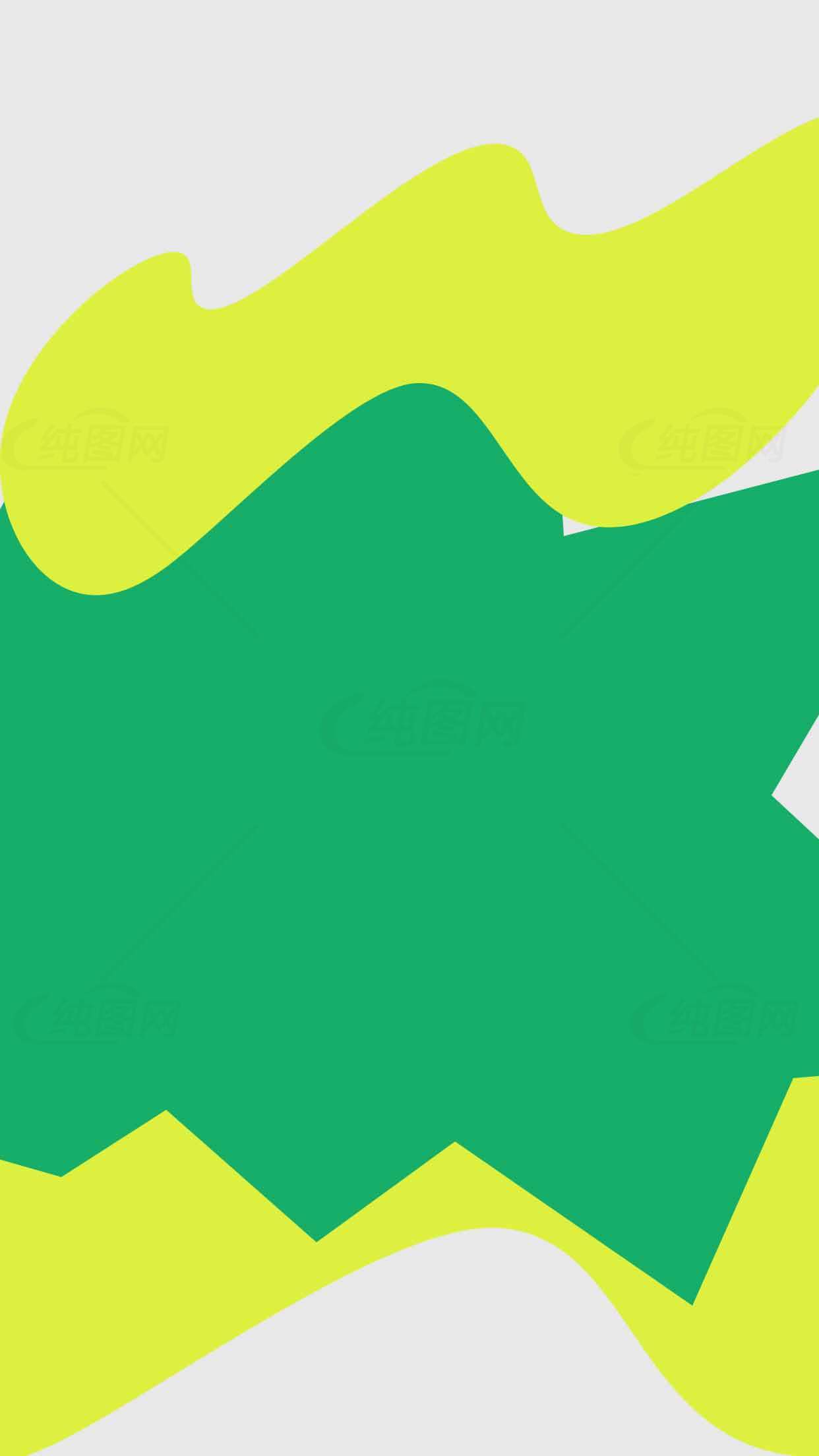 绿色与黄色抽象艺术背景图片素材