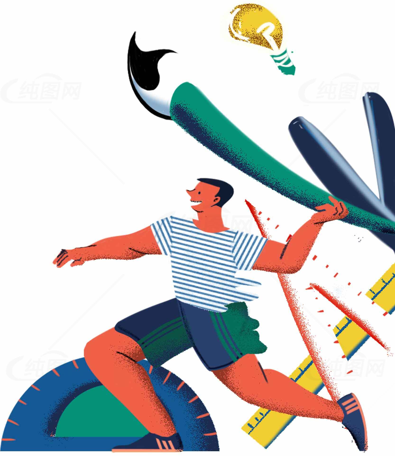 创意设计与艺术灵感插画素材