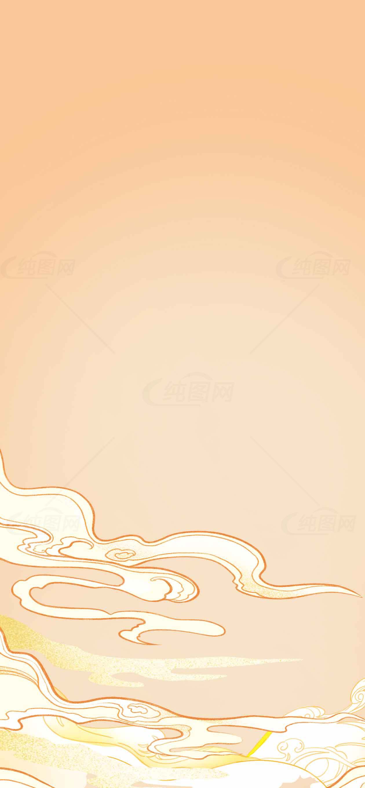 唯美中国风祥云背景图片素材