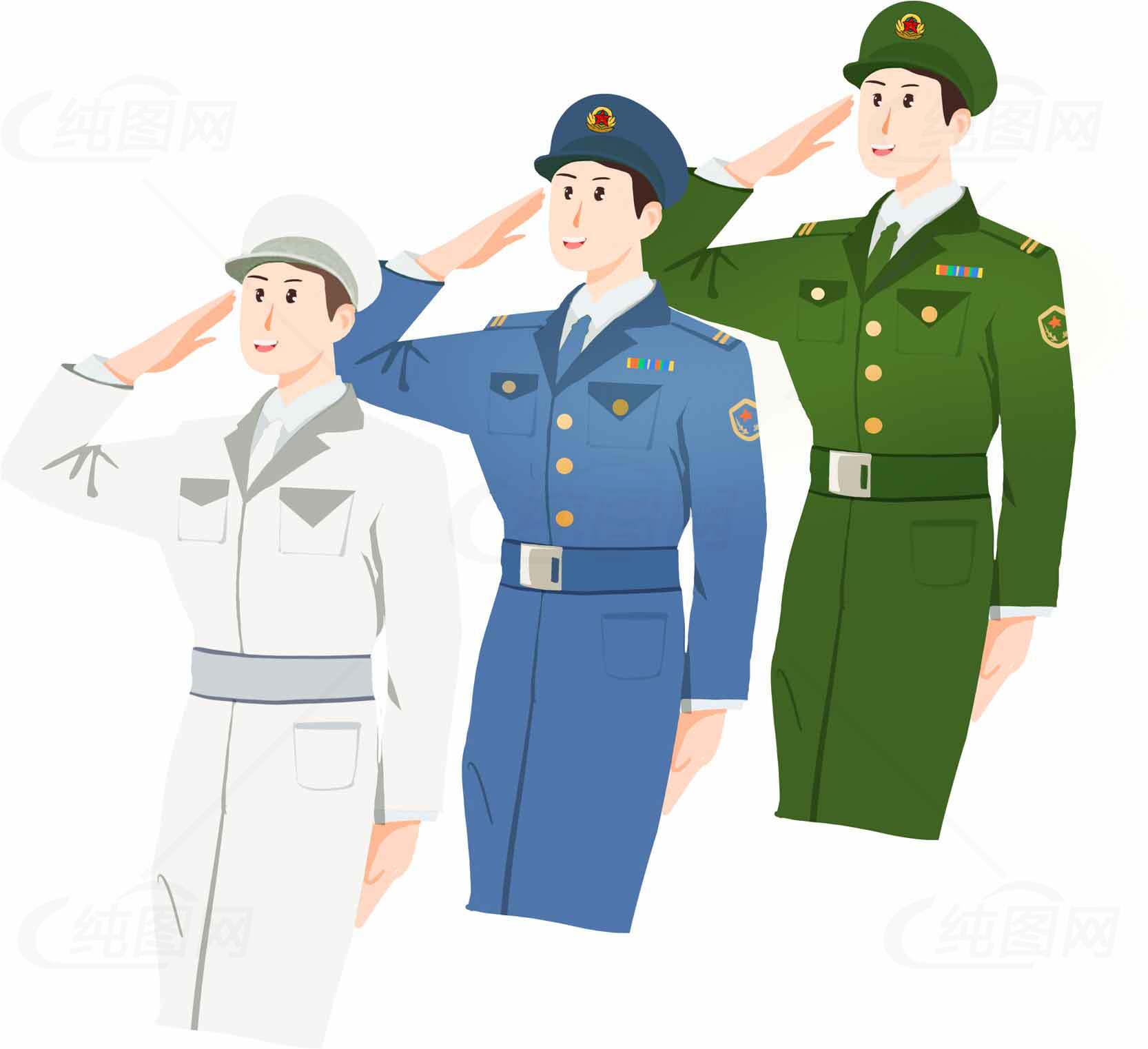 中国军人制服种类及特点解析素材