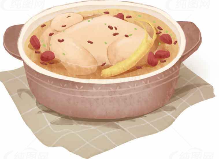 滋补养生鸡汤食谱推荐素材