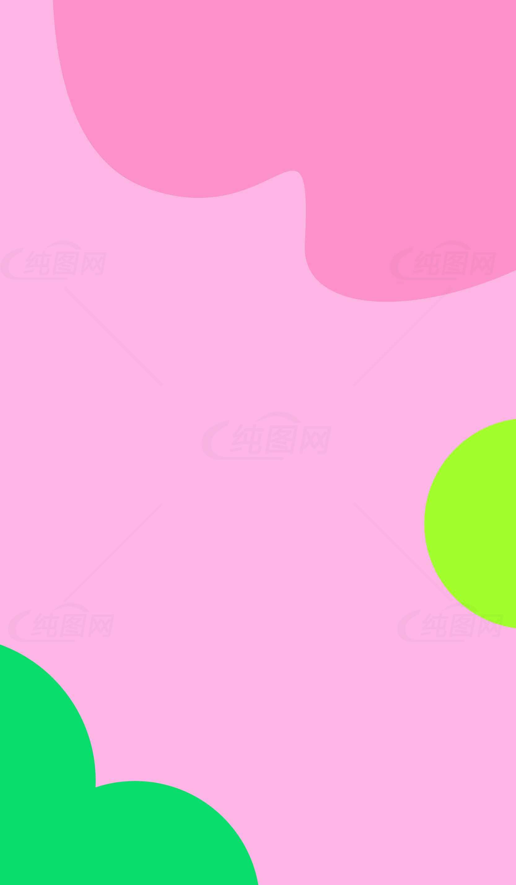粉色与绿色抽象艺术背景图片素材