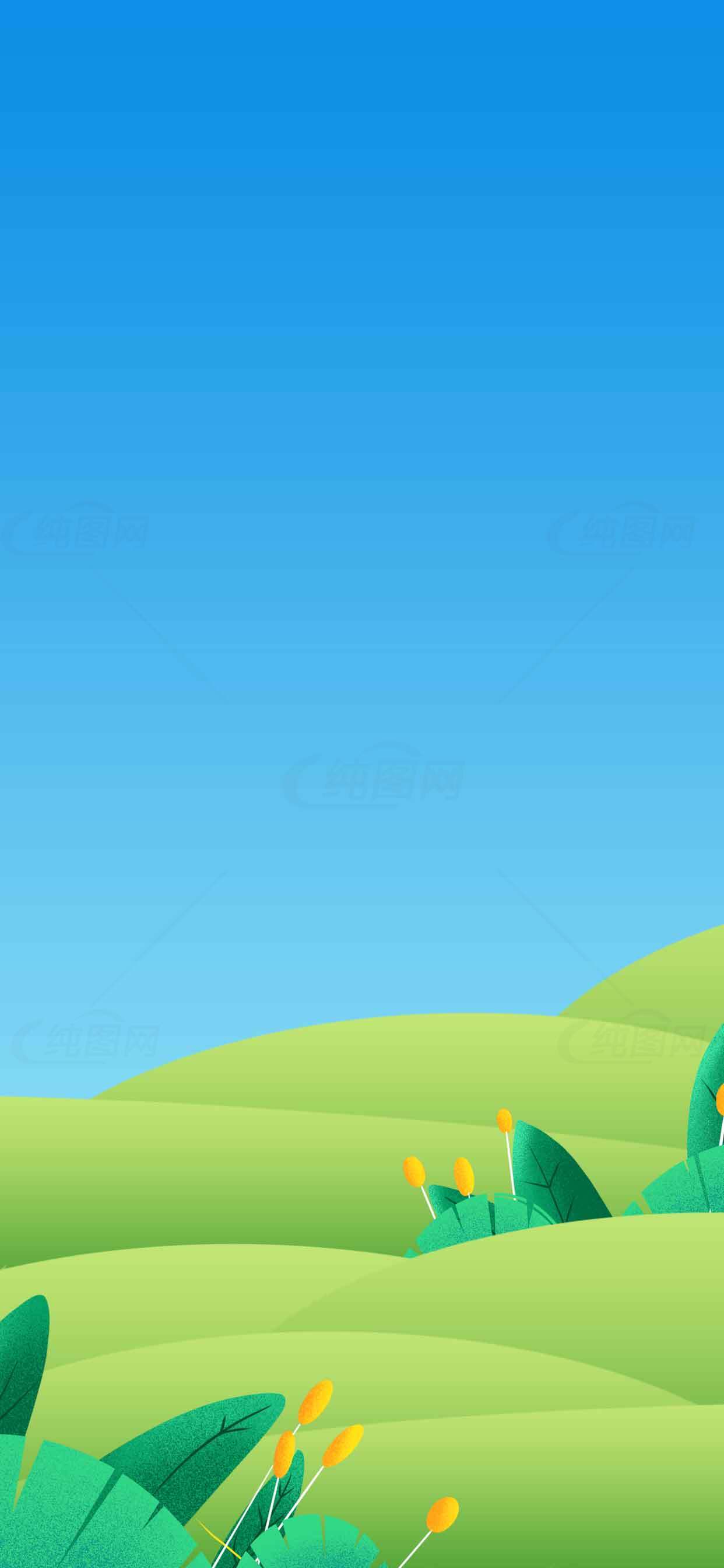 自然风景插画背景图片合集素材
