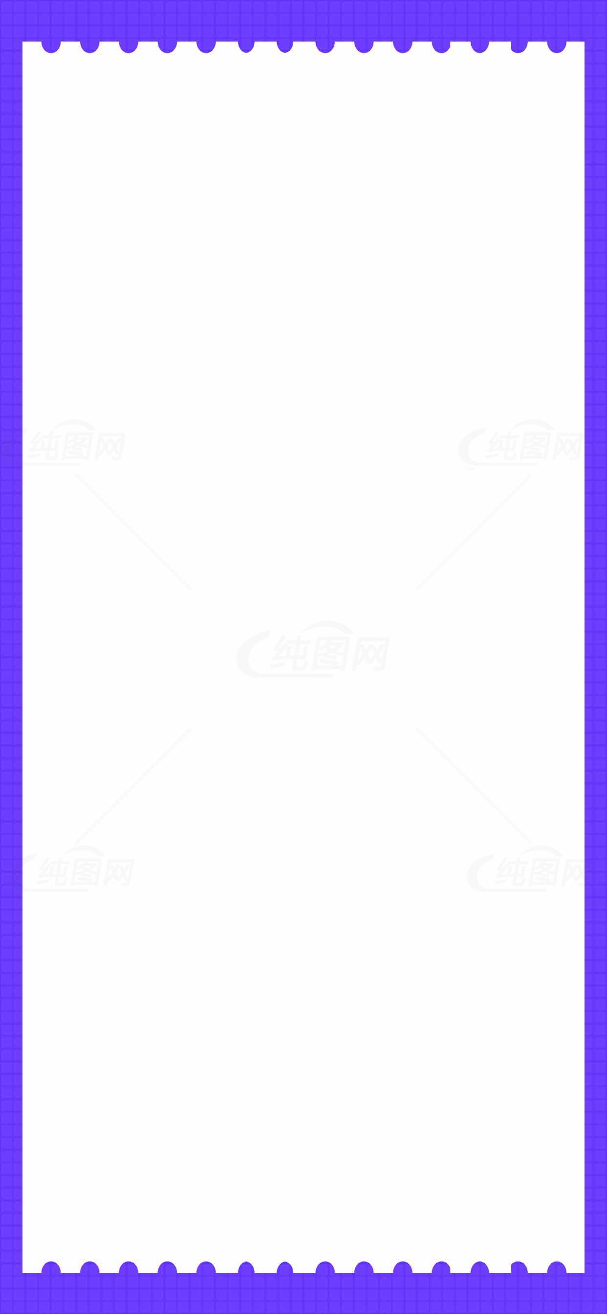 紫色边框设计的简约白色背景图片素材