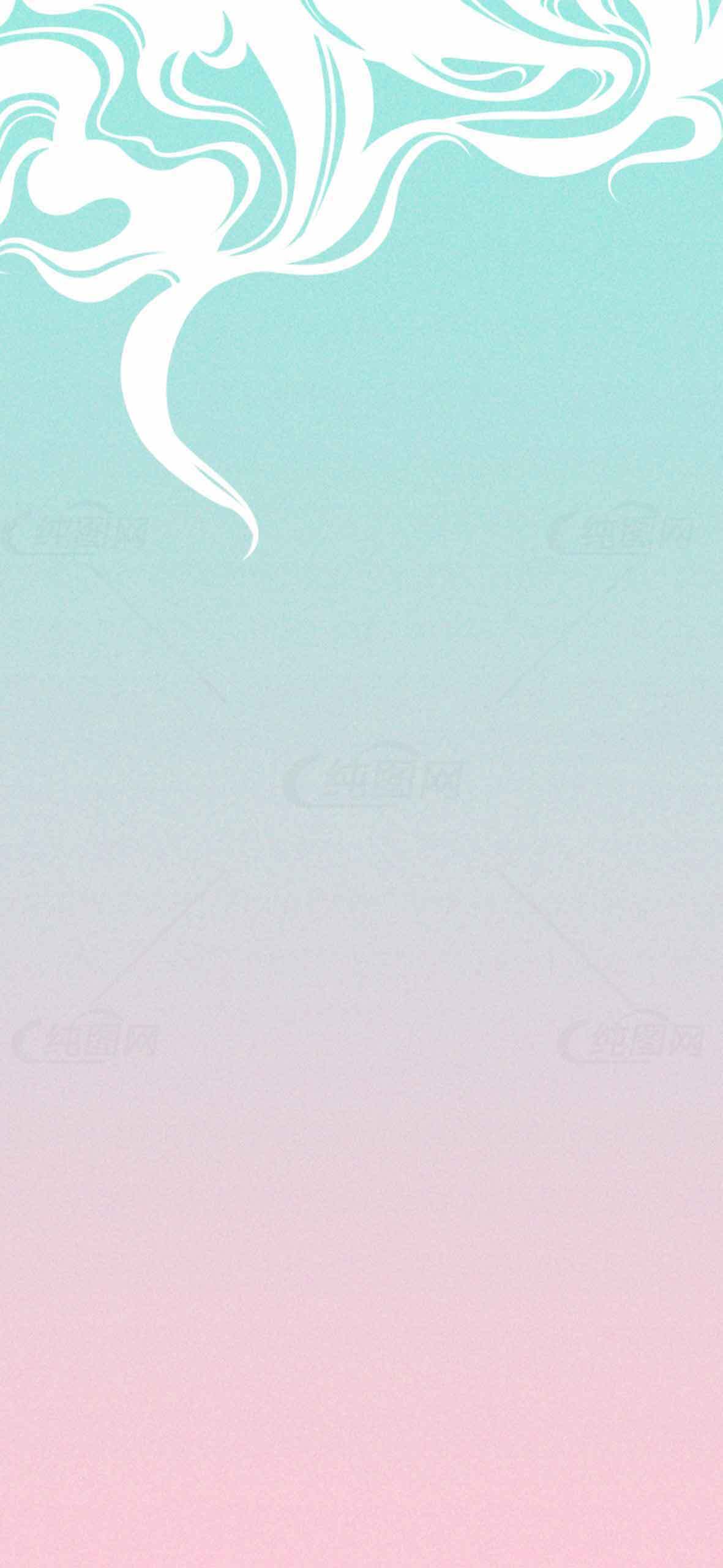 梦幻渐变背景图片：粉色与蓝色的完美融合素材