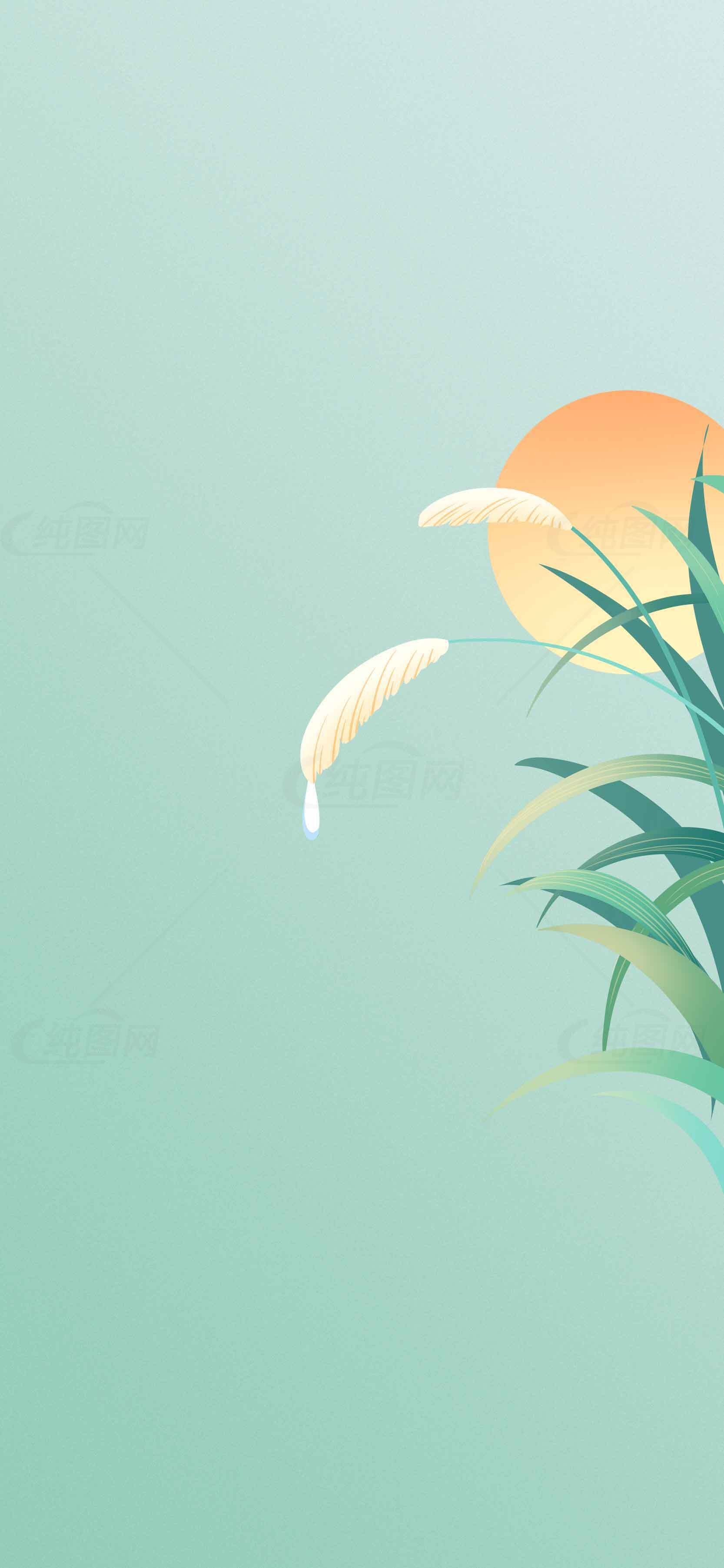 自然风插画背景图片合集素材