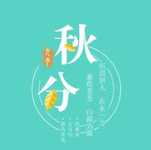 秋分节气创意文案设计