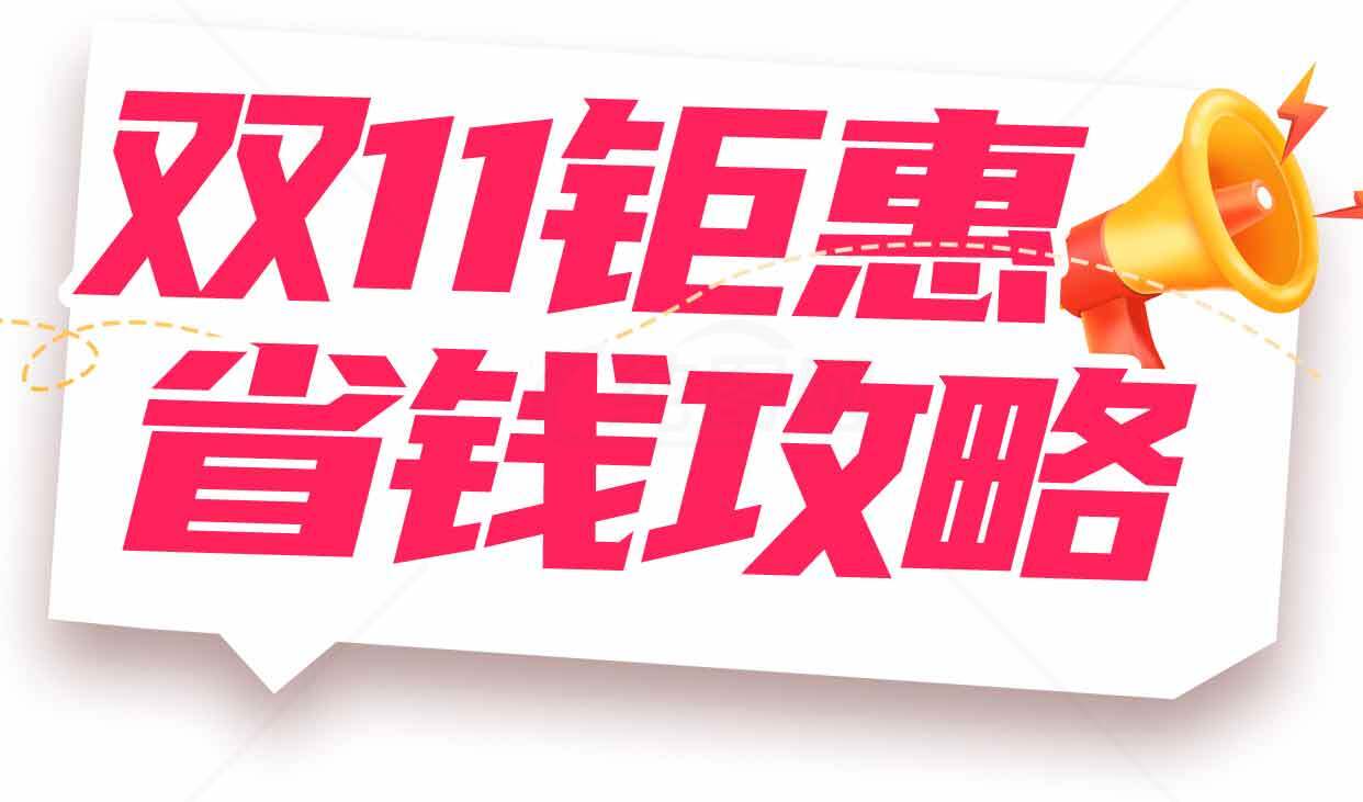 双11省钱攻略大揭秘素材