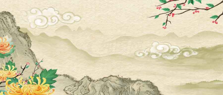 中国传统山水画背景高清图片下载素材