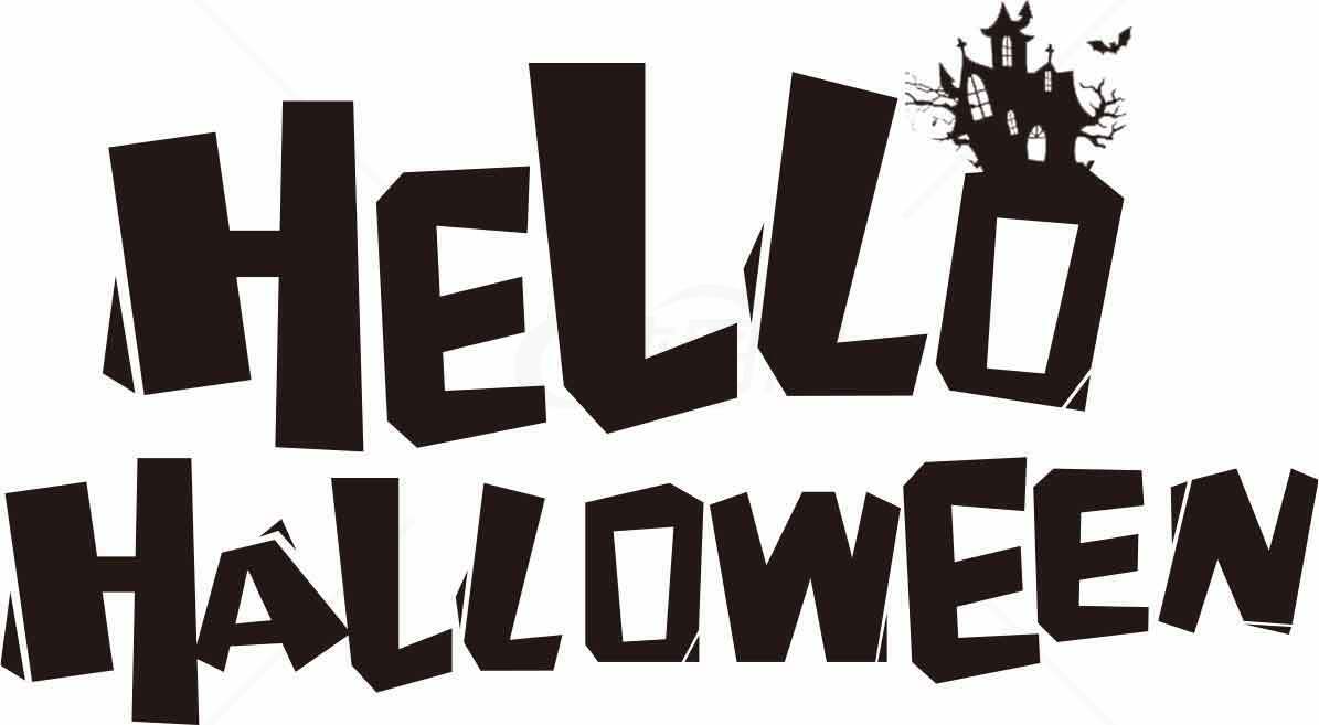 Hello Halloween万圣节主题设计图片素材