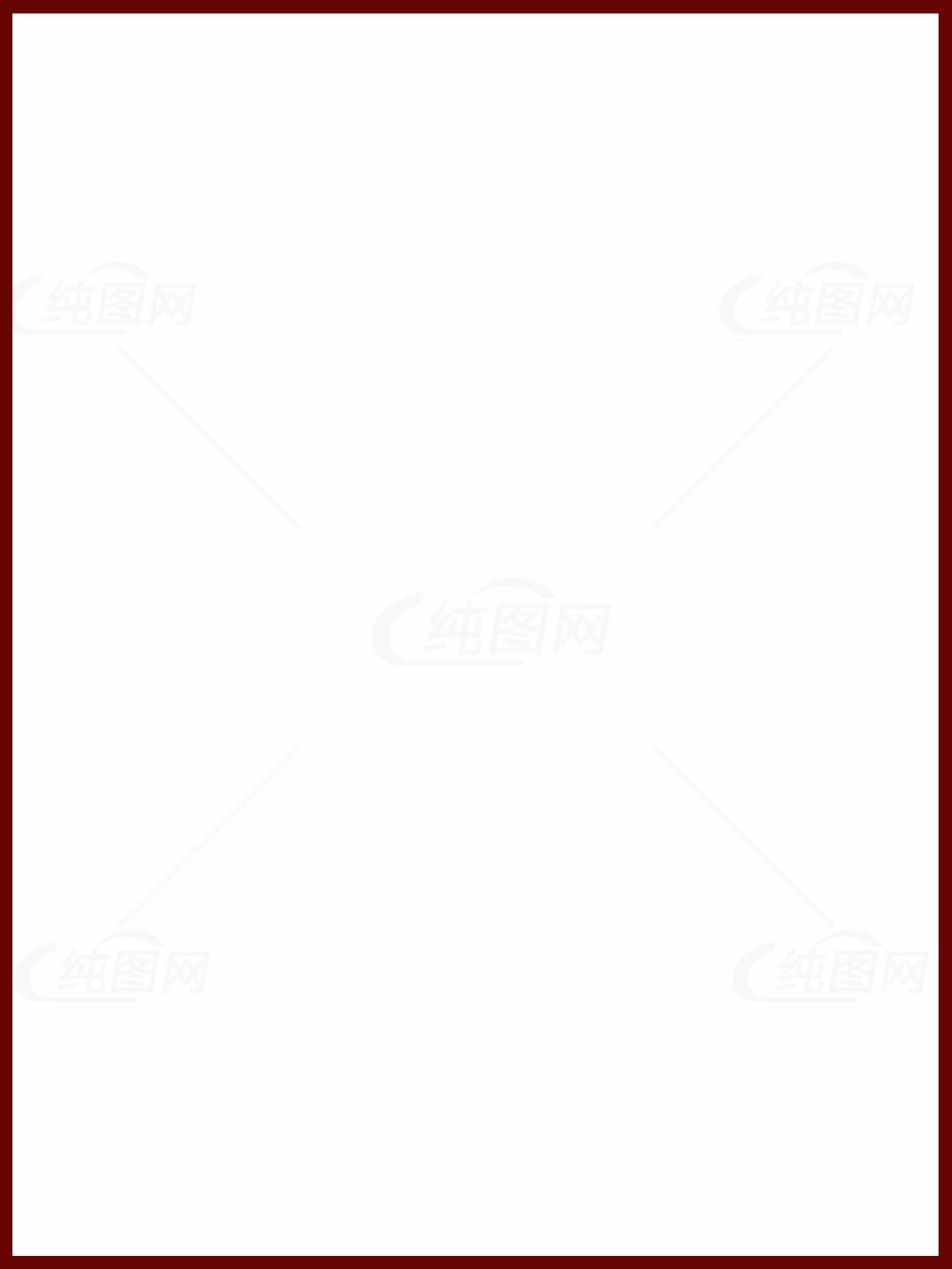 红白简约边框设计图片素材