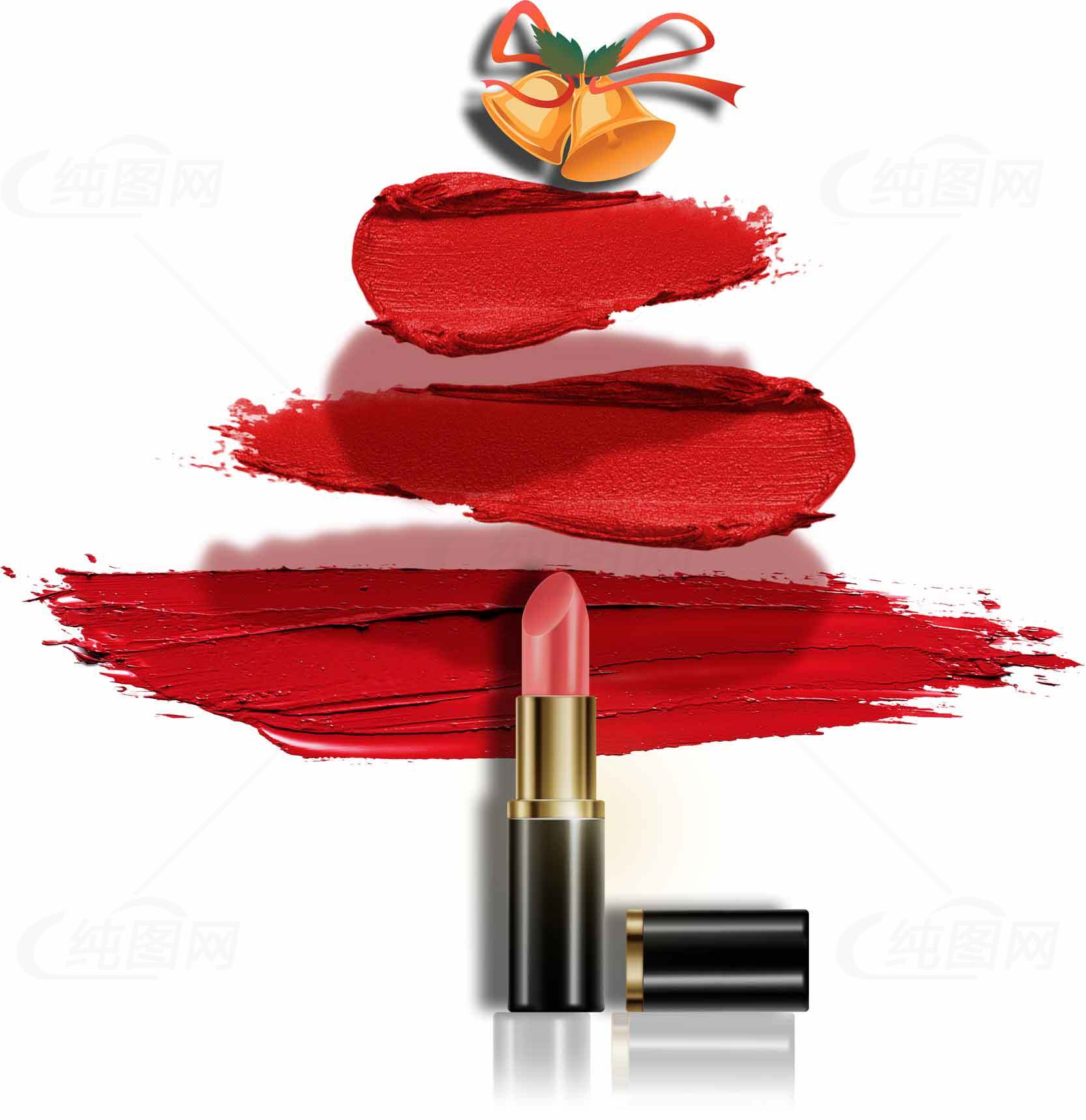 圣诞节红色口红推荐与妆容搭配指南素材