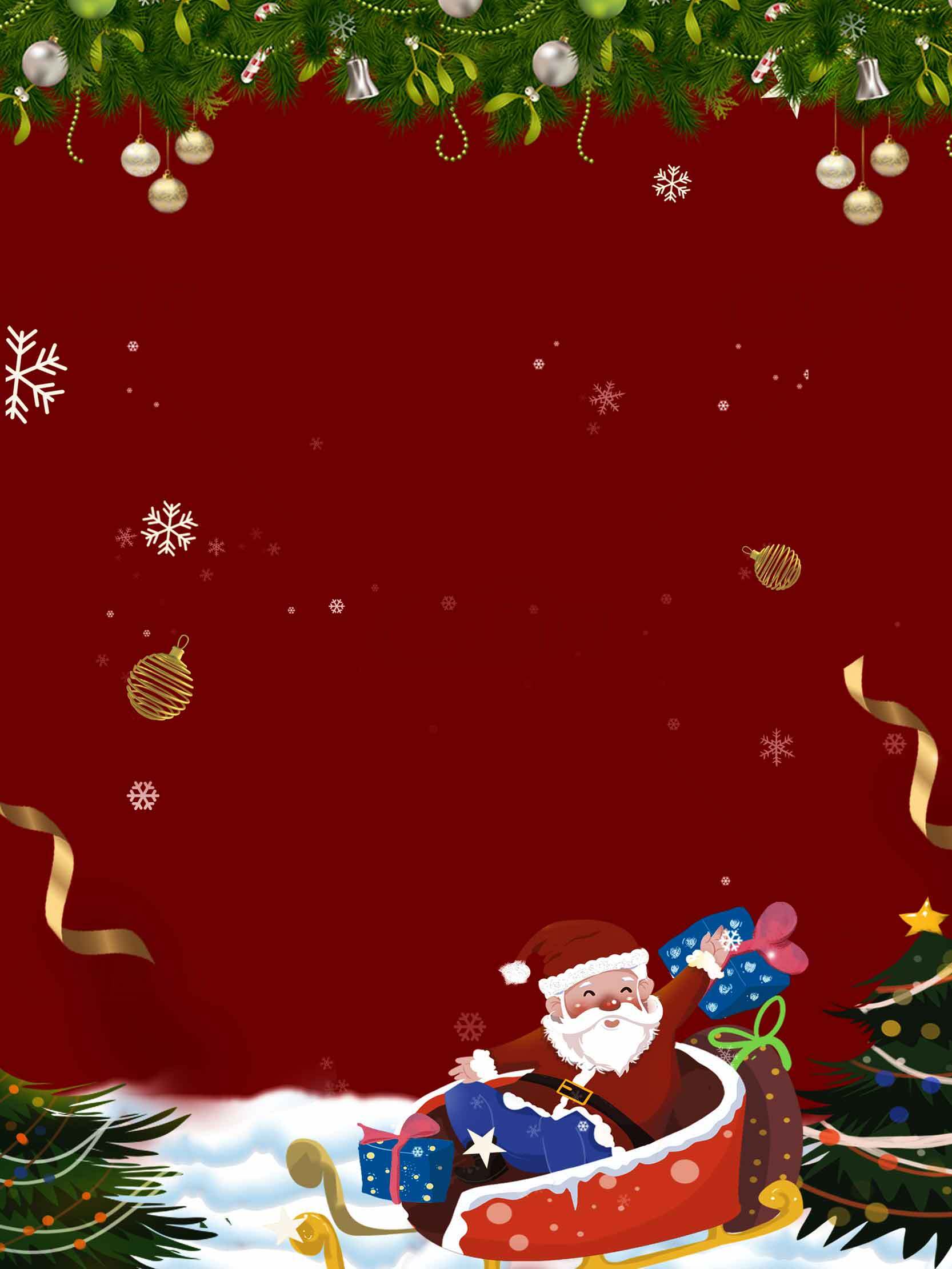下载红色圣诞节背景图片素材