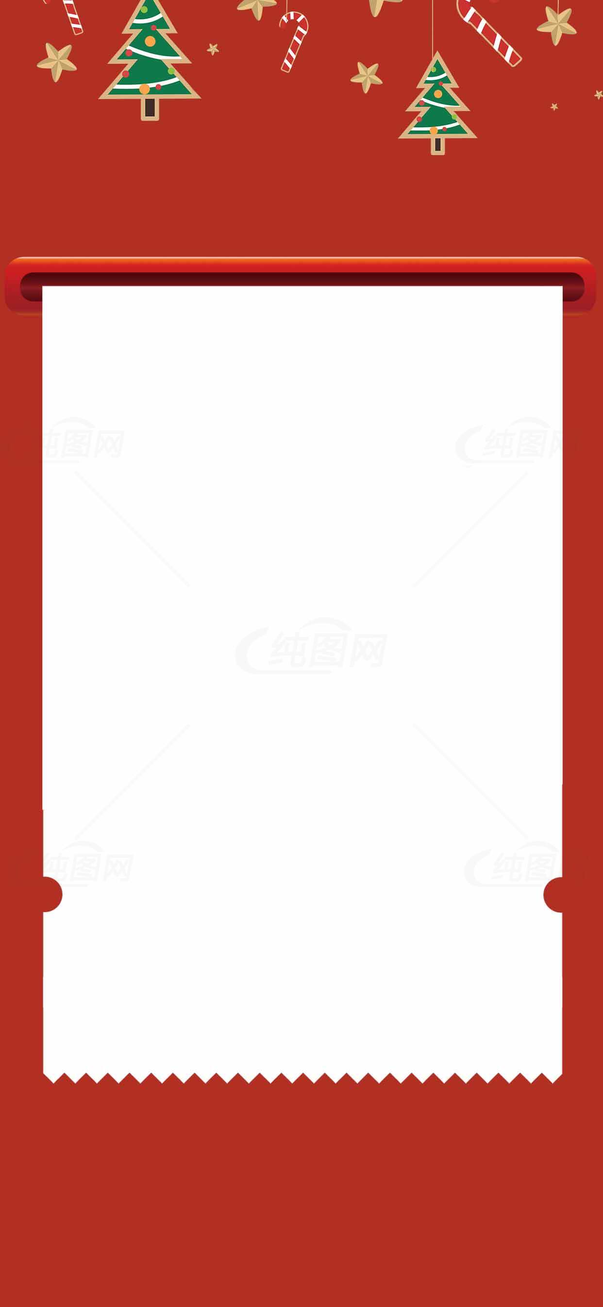 圣诞节红色背景装饰模板设计素材