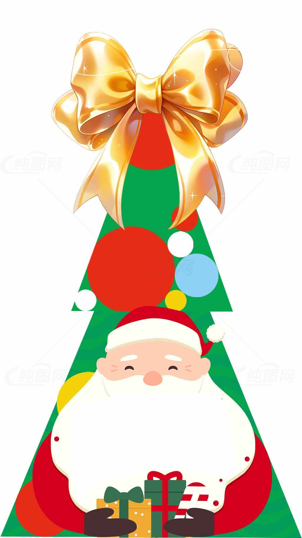 圣诞节圣诞老人装饰图片素材