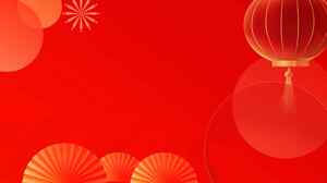 喜庆中国风红色背景图片