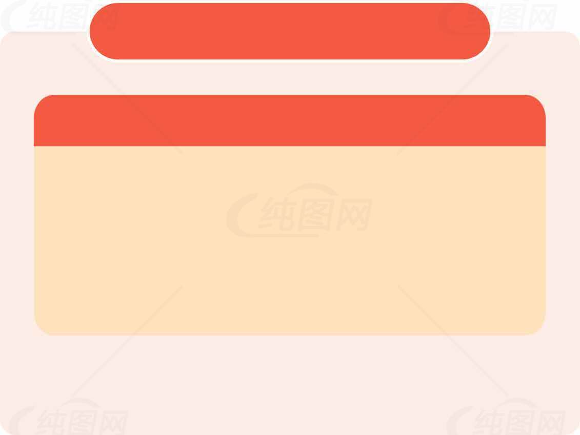 简约红橙色卡片设计图片素材