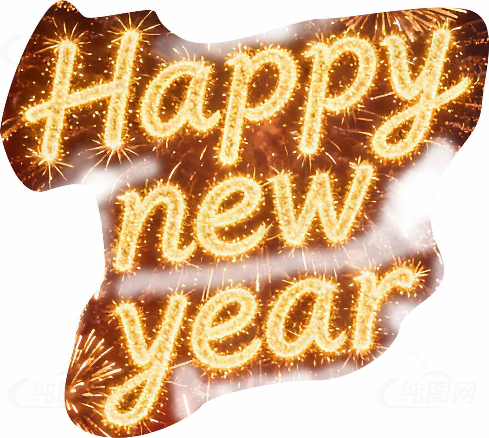 新年快乐烟花背景图片素材