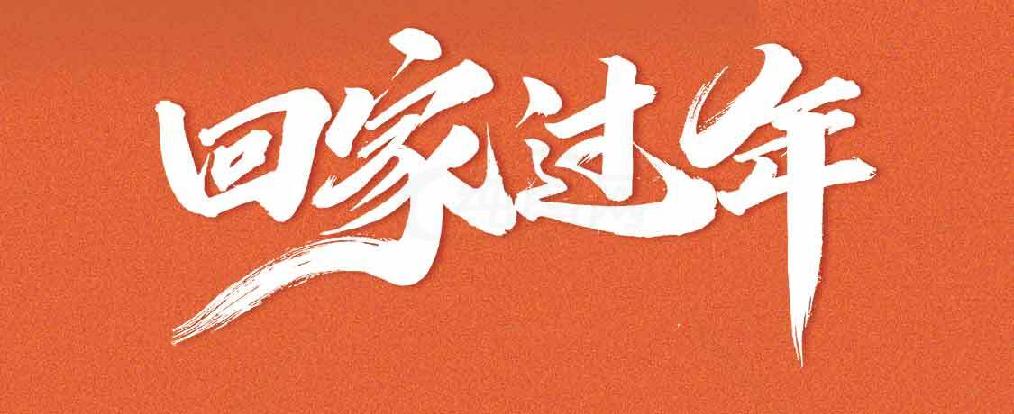 回家过年主题海报设计素材