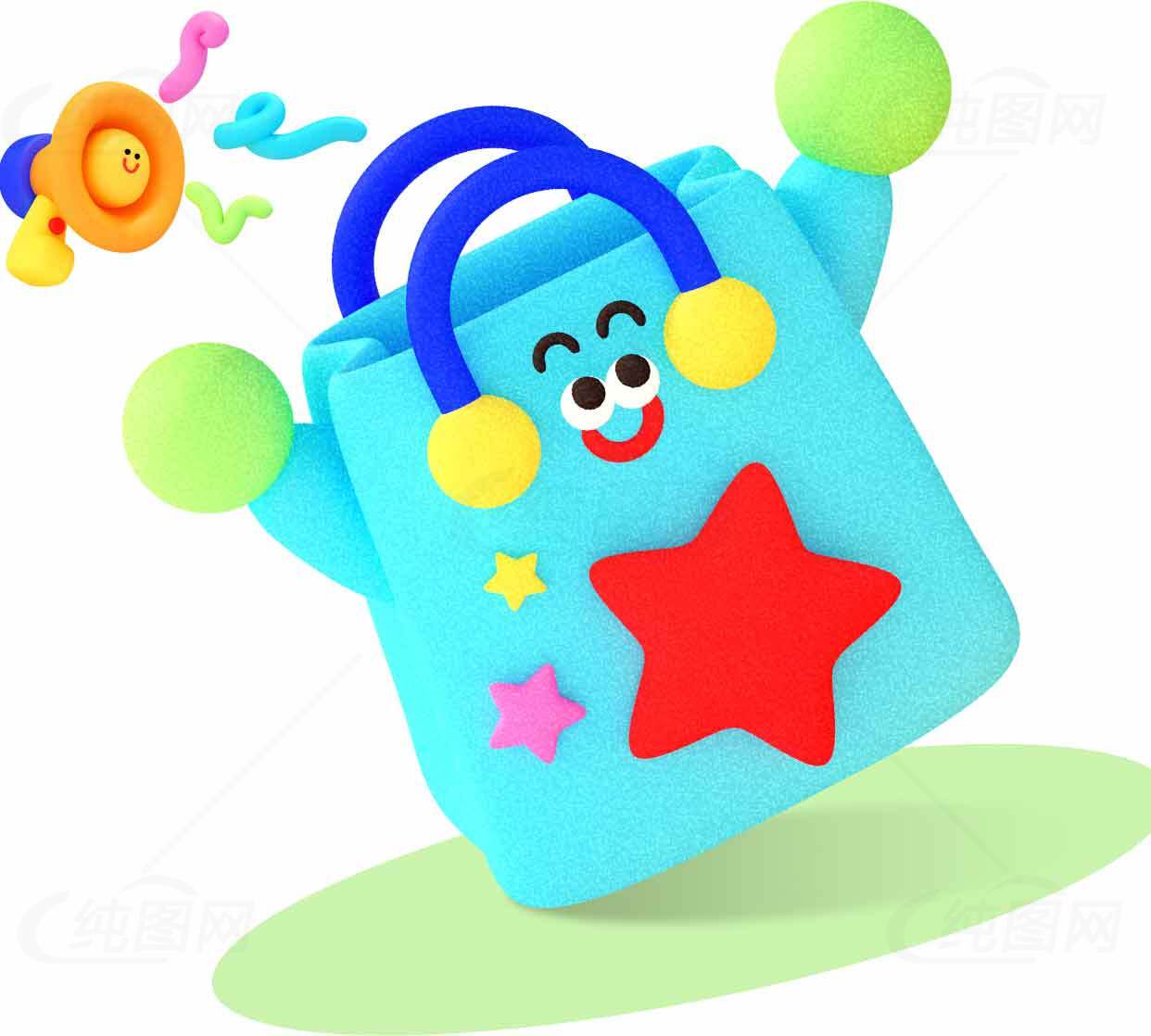 可爱卡通儿童玩具图片SEO优化标题素材