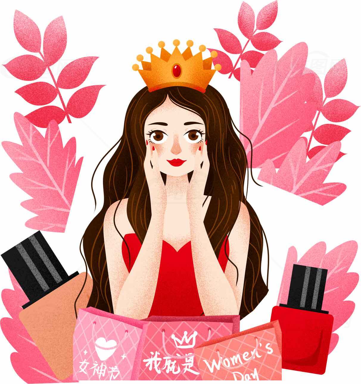 女性节日主题插画素材设计合集
