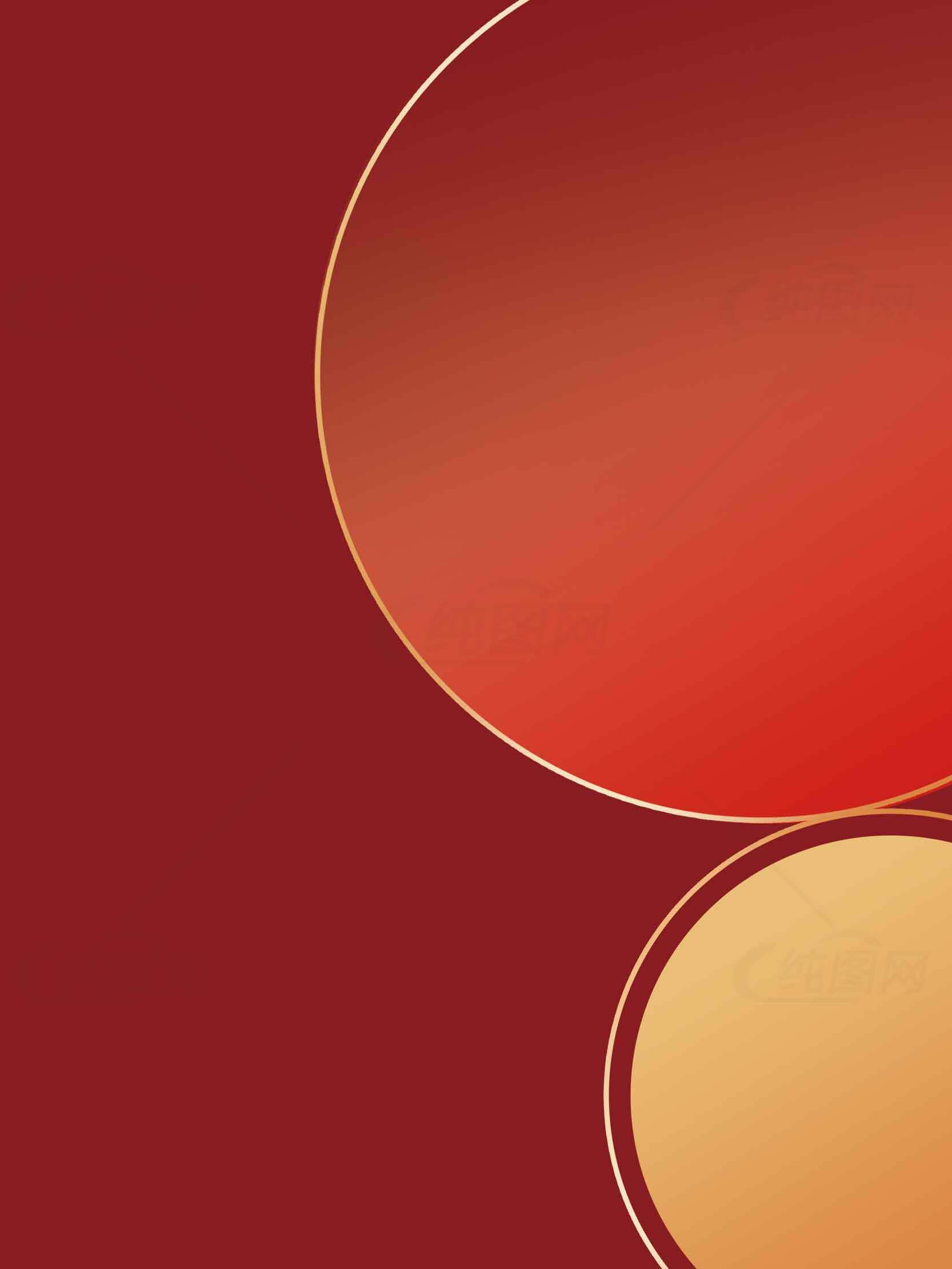 红色与金色渐变背景设计图片素材