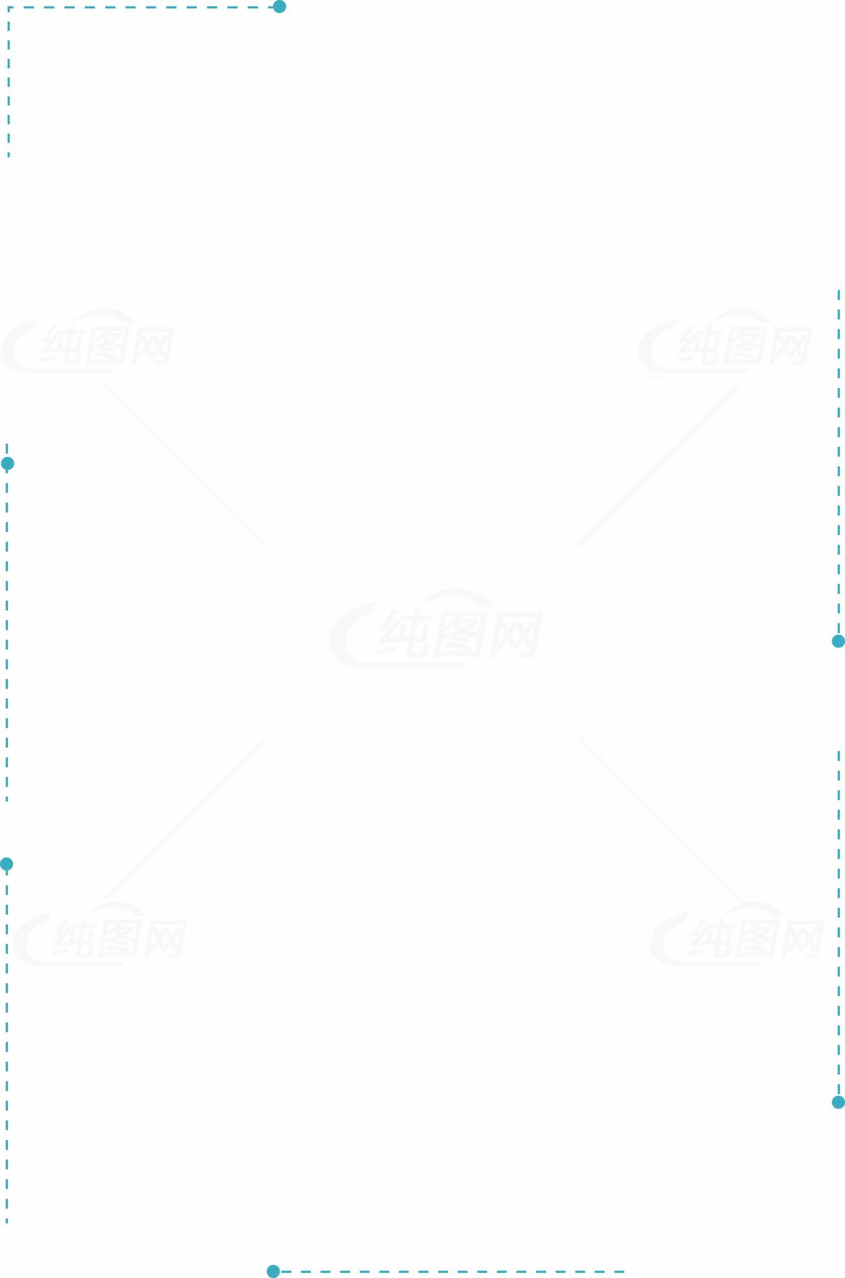 简约蓝色点线边框设计图片素材