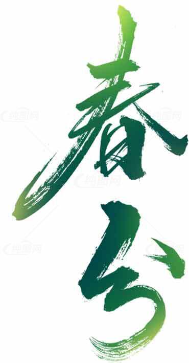 春分绿色艺术设计：传统文化与自然之美素材